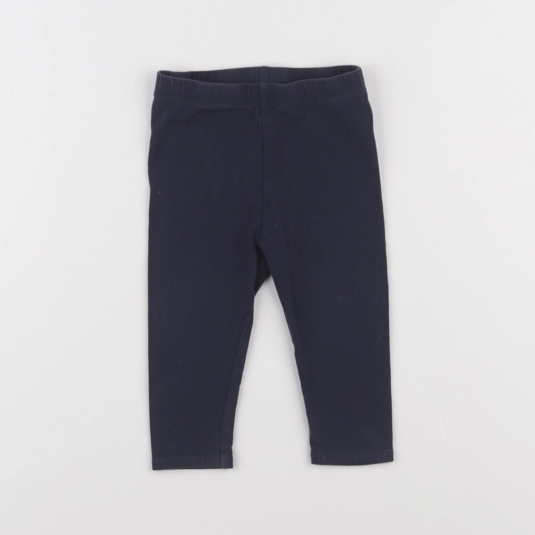 Vertbaudet - legging bleu - 9 mois