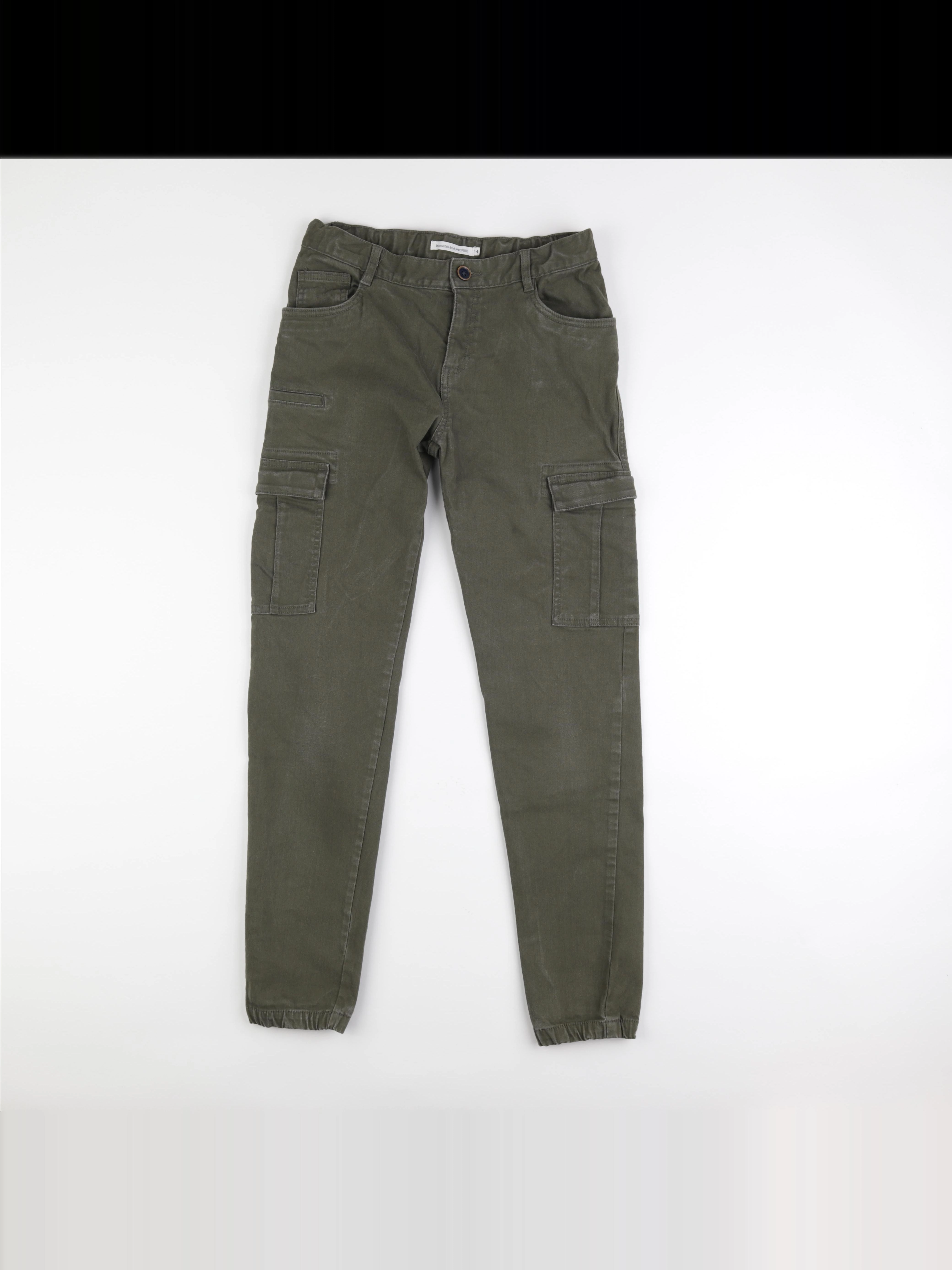 Monoprix - jean vert - 14 ans