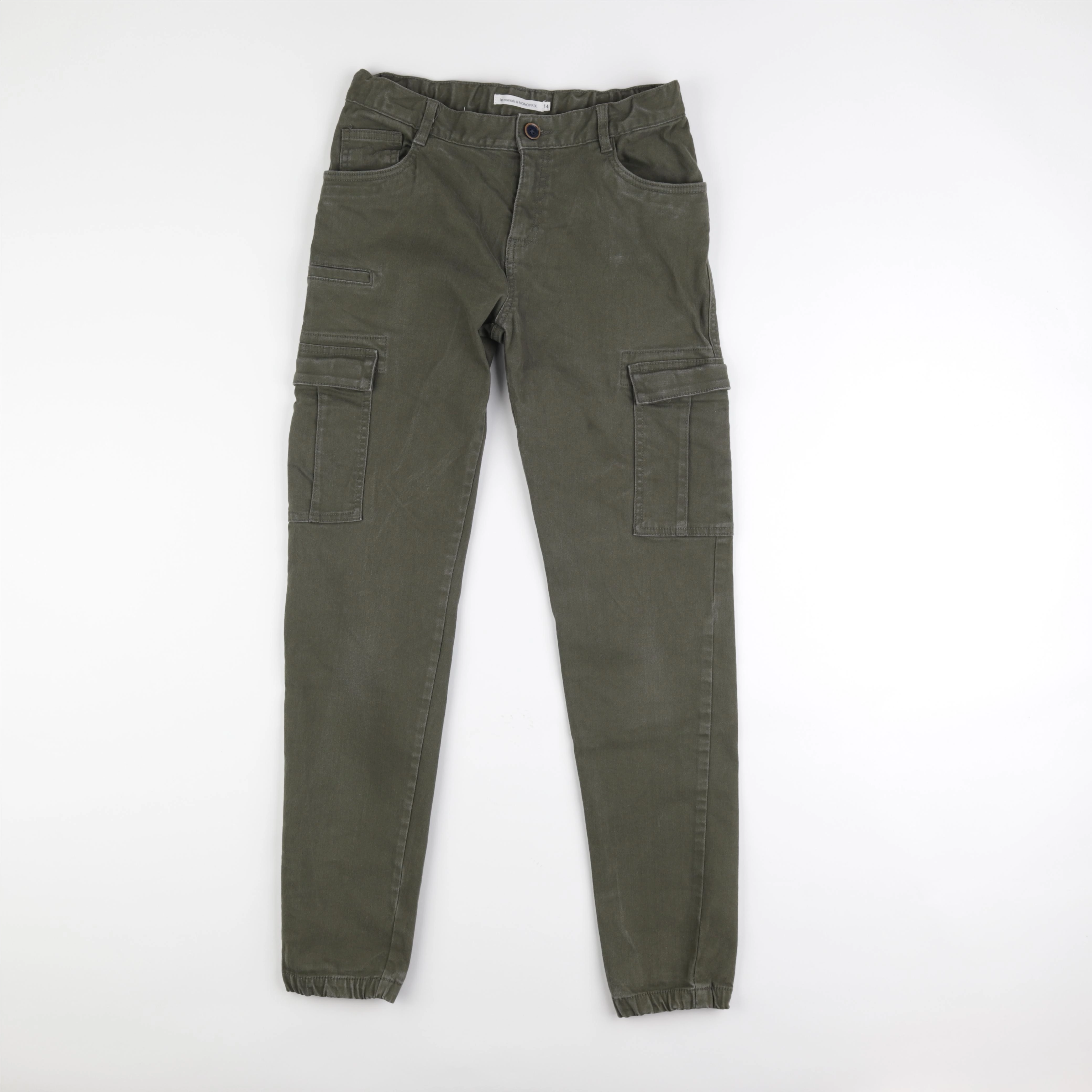Monoprix - jean vert - 14 ans