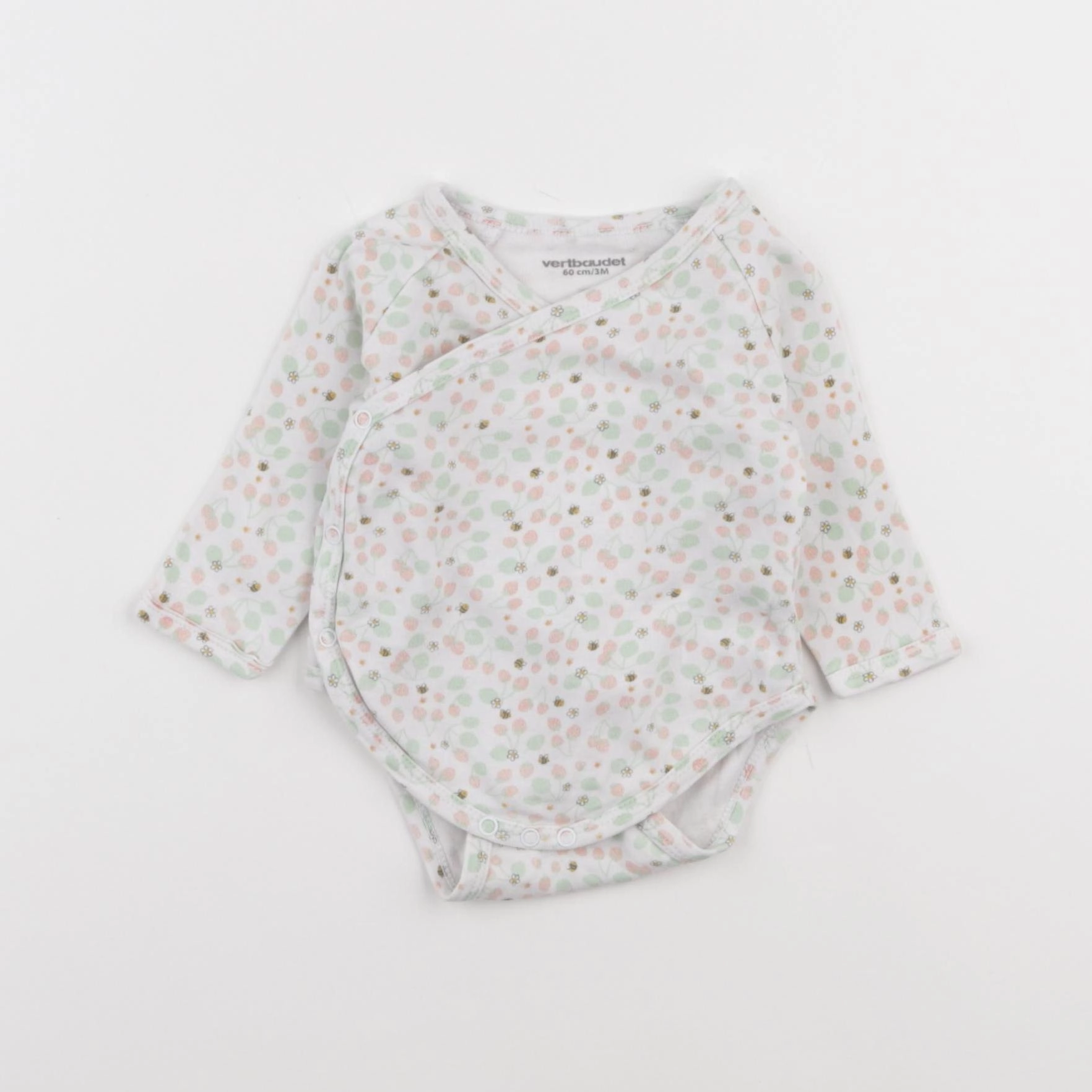 Vertbaudet - body vert - 3 mois