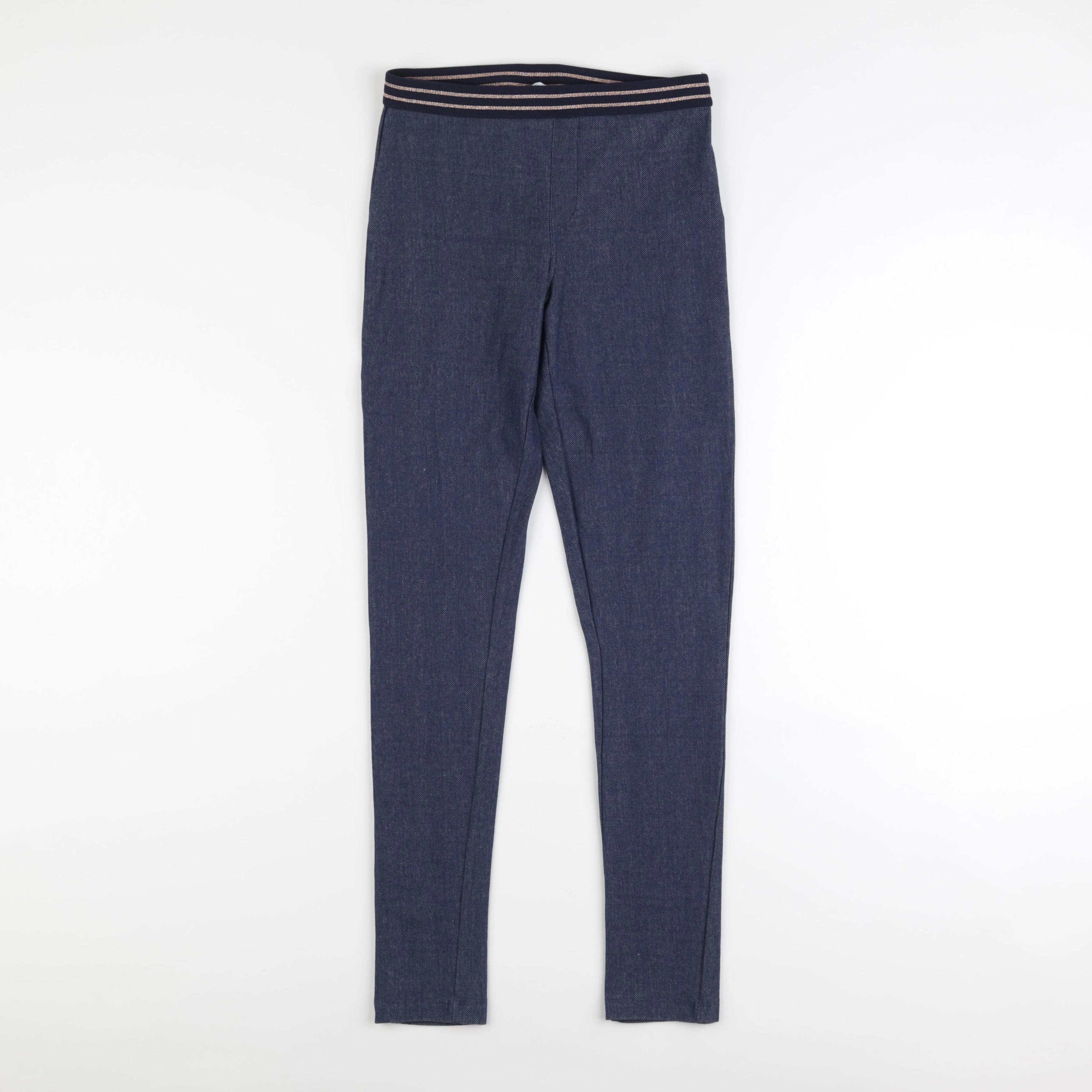Monoprix - legging bleu - 12 ans