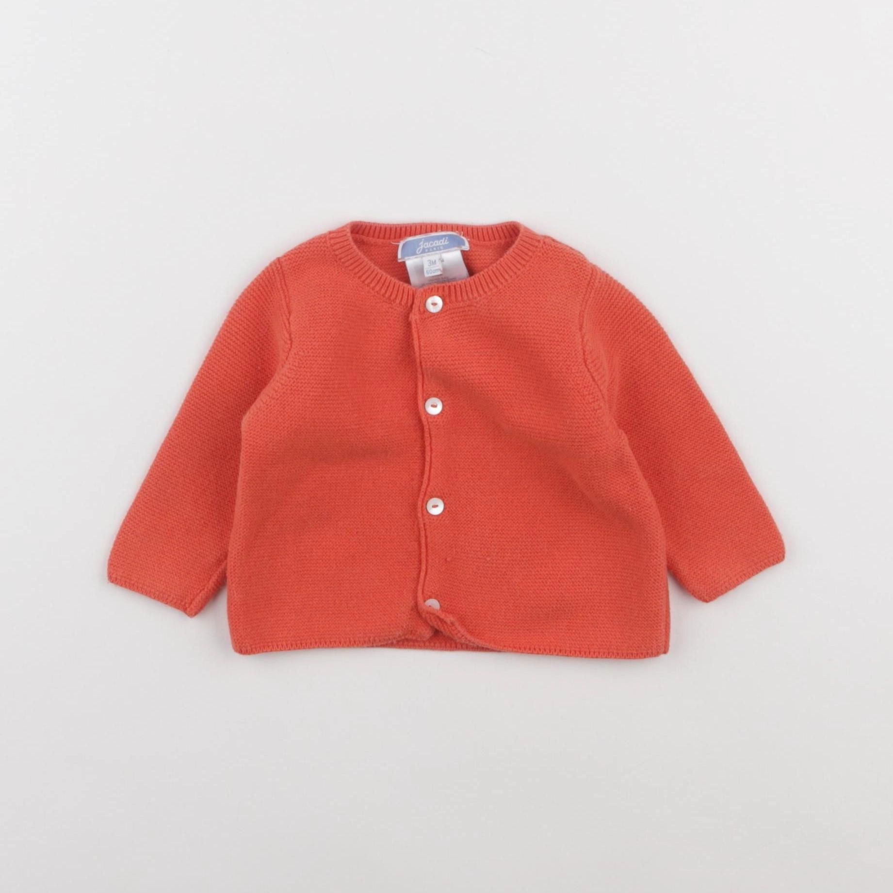 Jacadi - gilet rouge - 3 mois