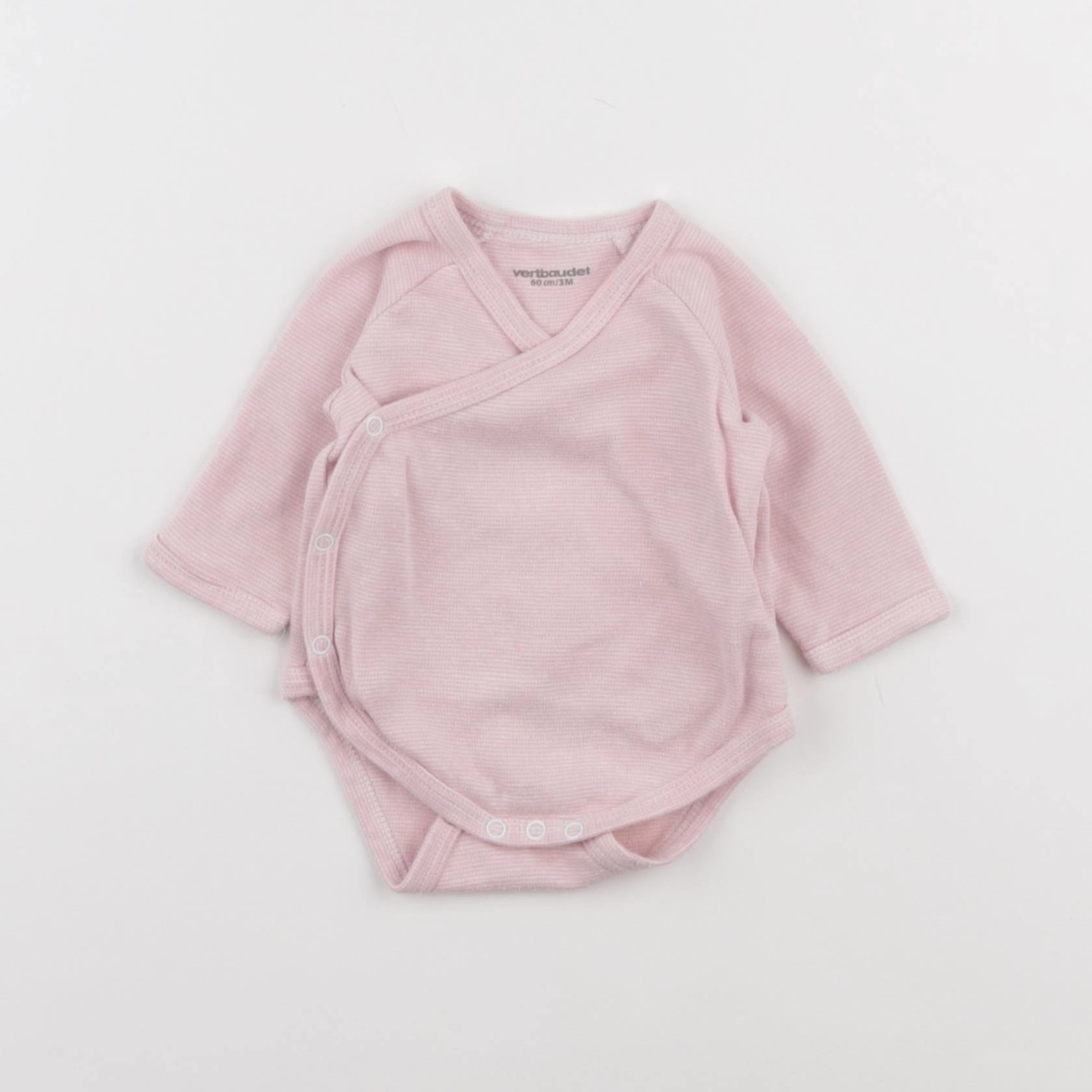 Vertbaudet - body rose - 3 mois