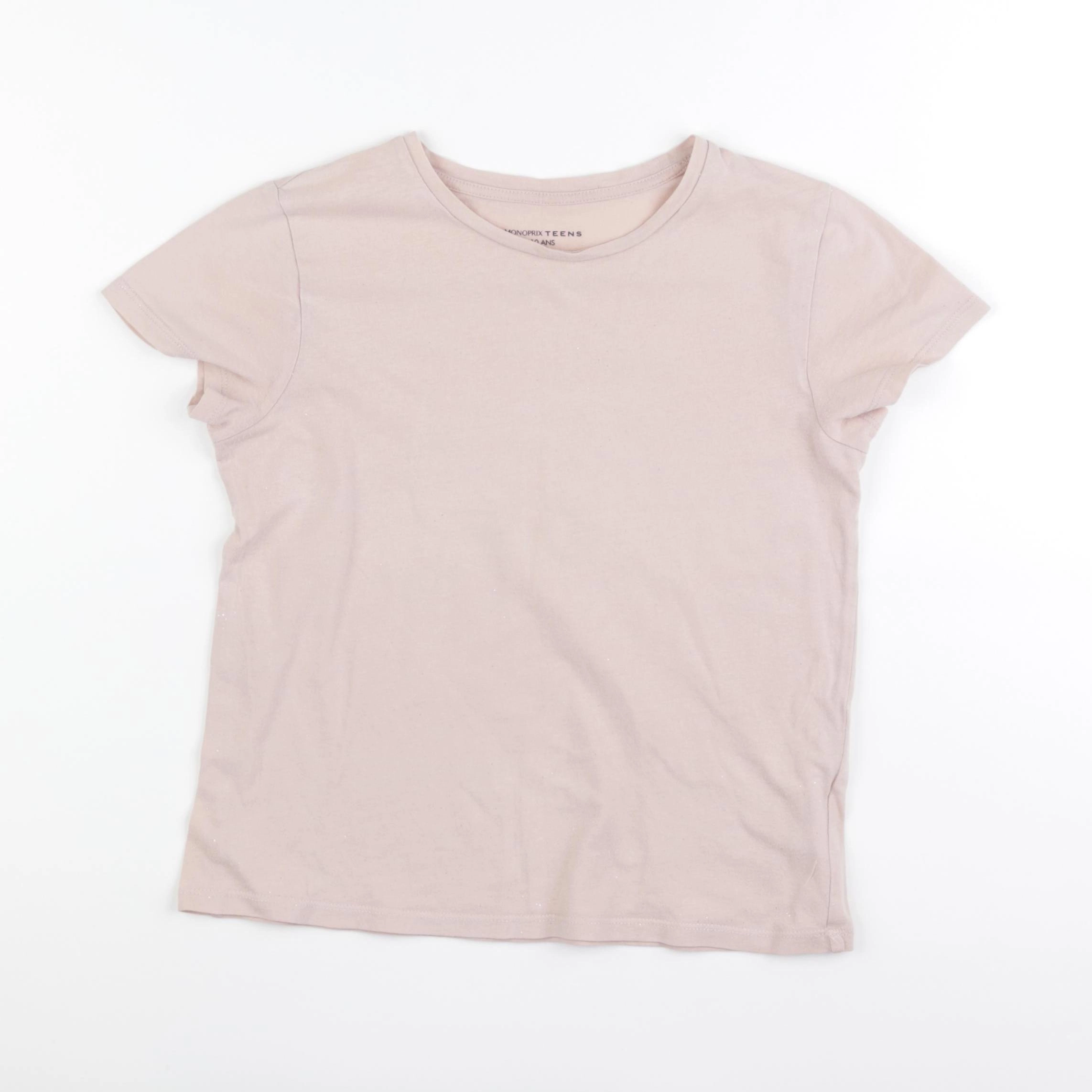 Monoprix - tee-shirt rose - 10 ans