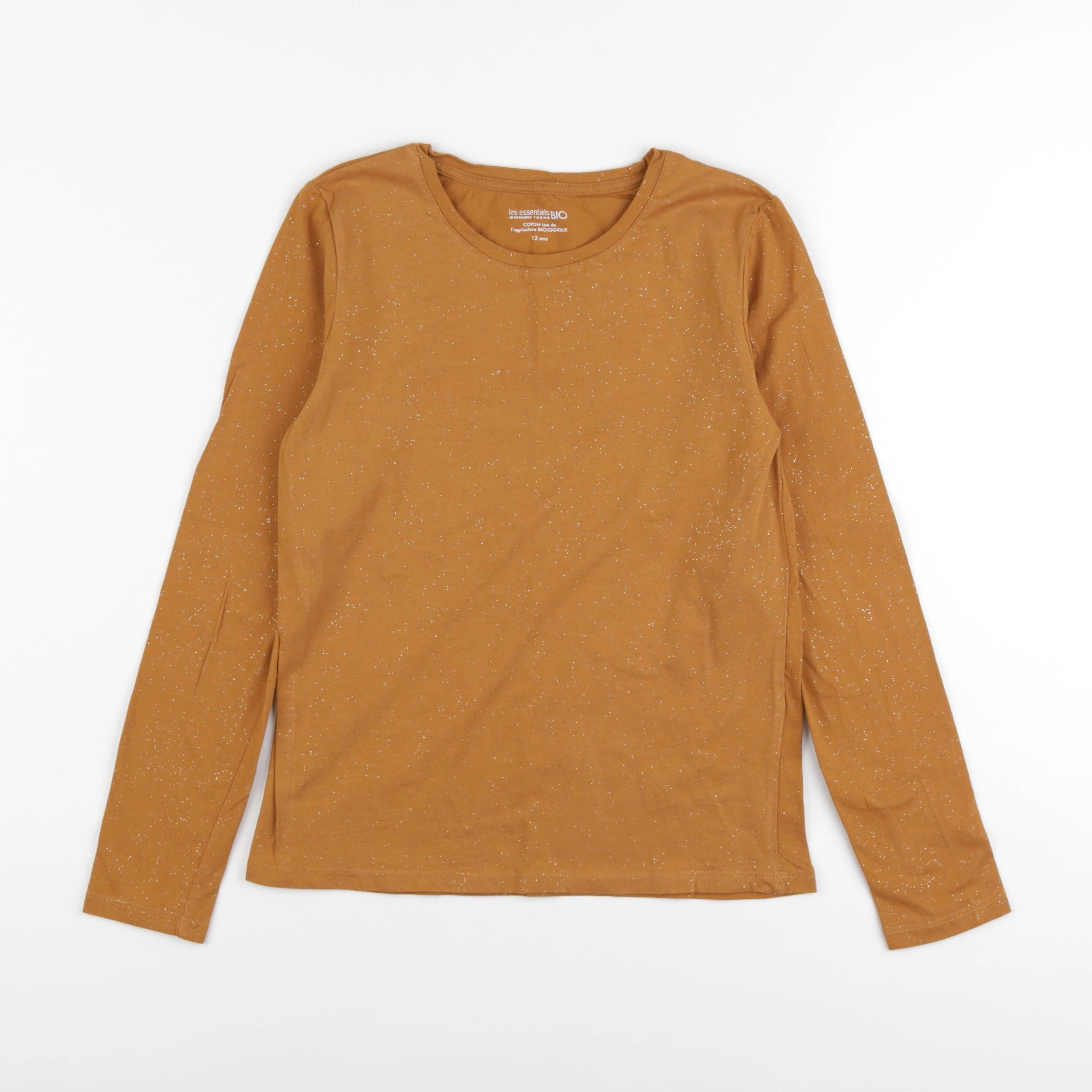 Monoprix - tee-shirt marron - 12 ans