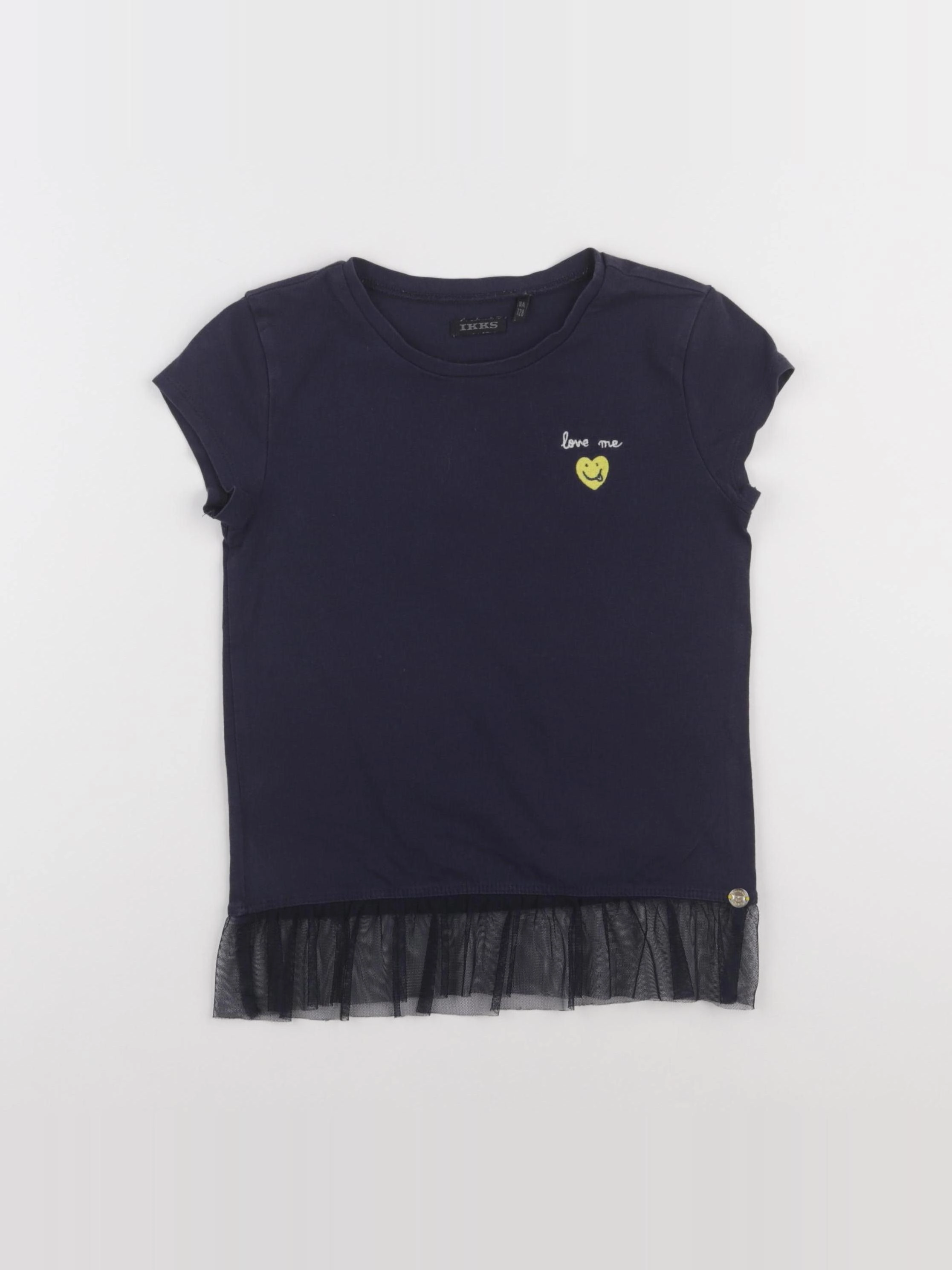 IKKS - tee-shirt bleu - 8 ans