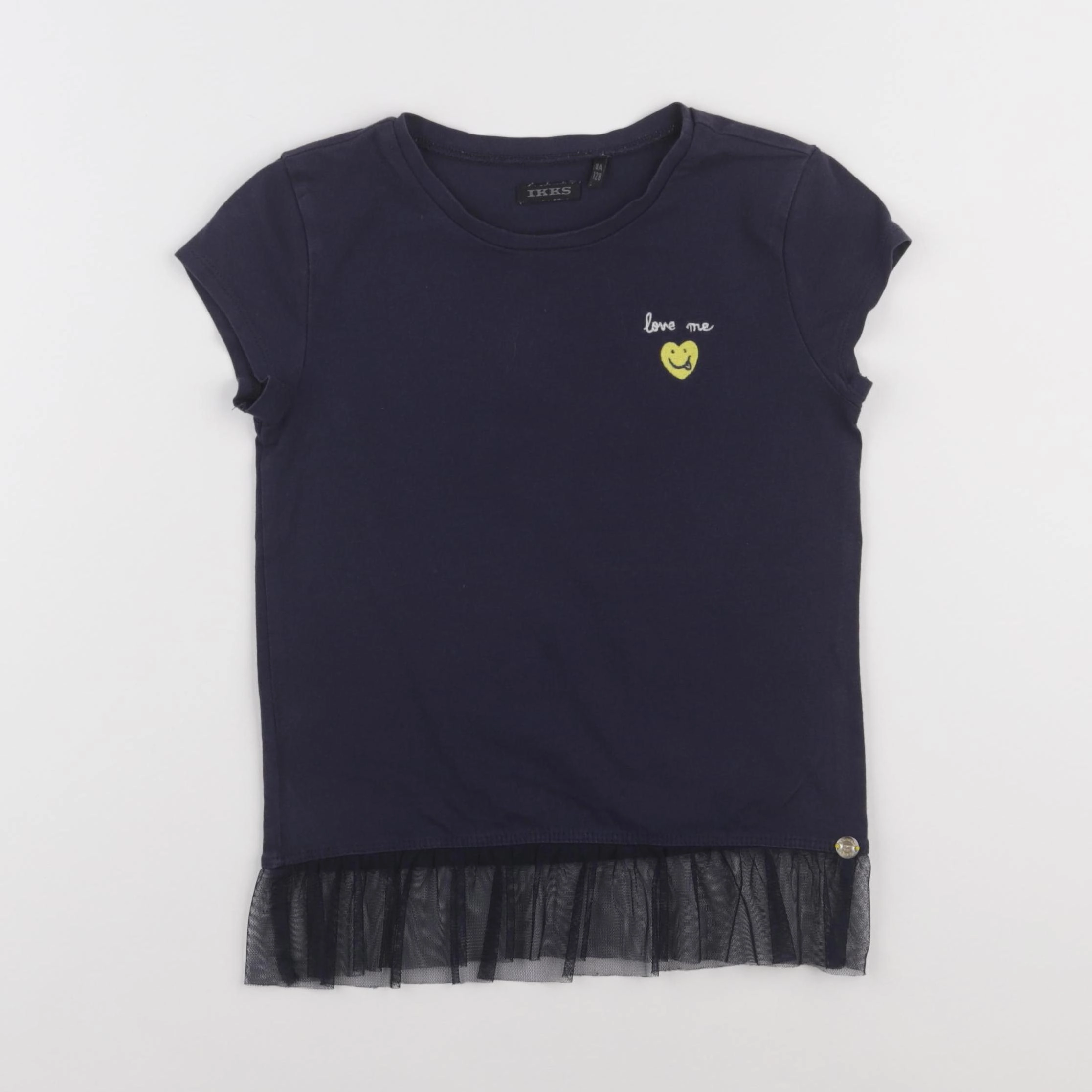 IKKS - tee-shirt bleu - 8 ans