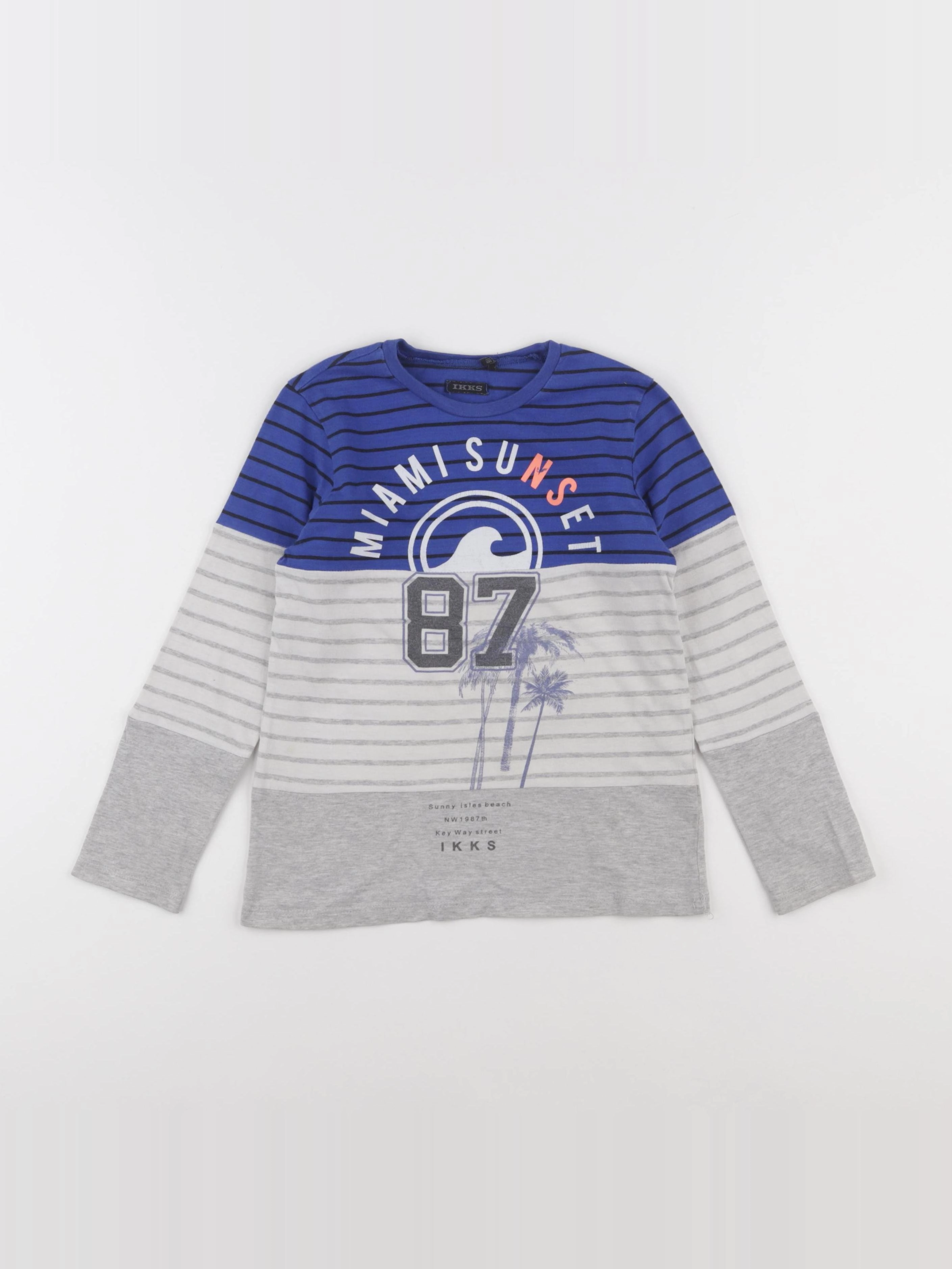 IKKS - tee-shirt bleu - 6 ans