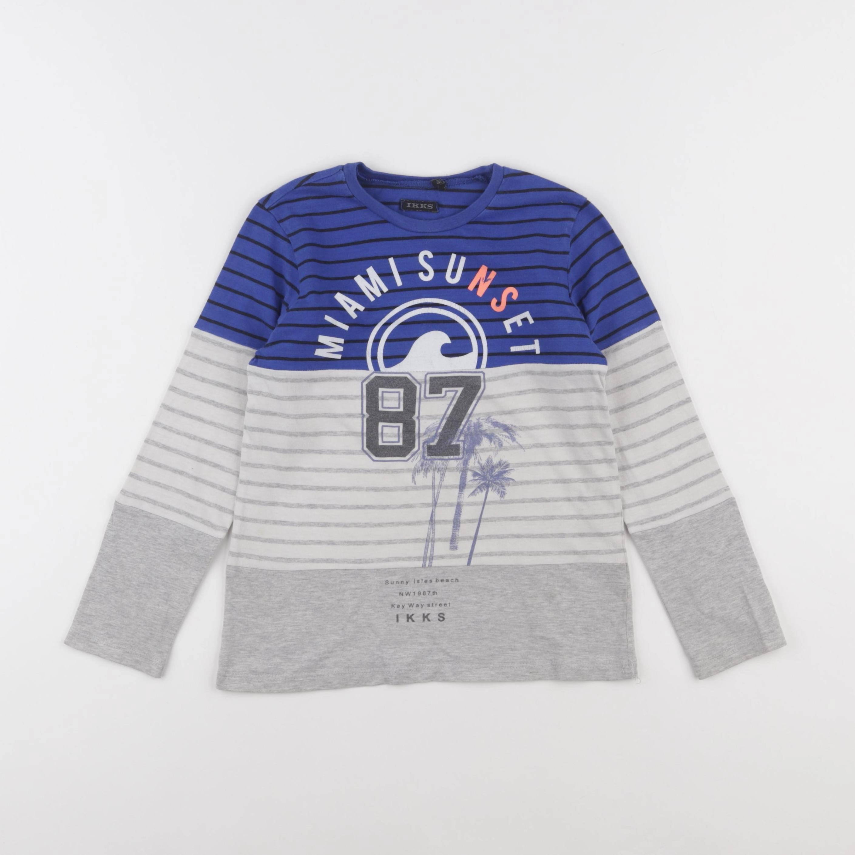 IKKS - tee-shirt bleu - 6 ans