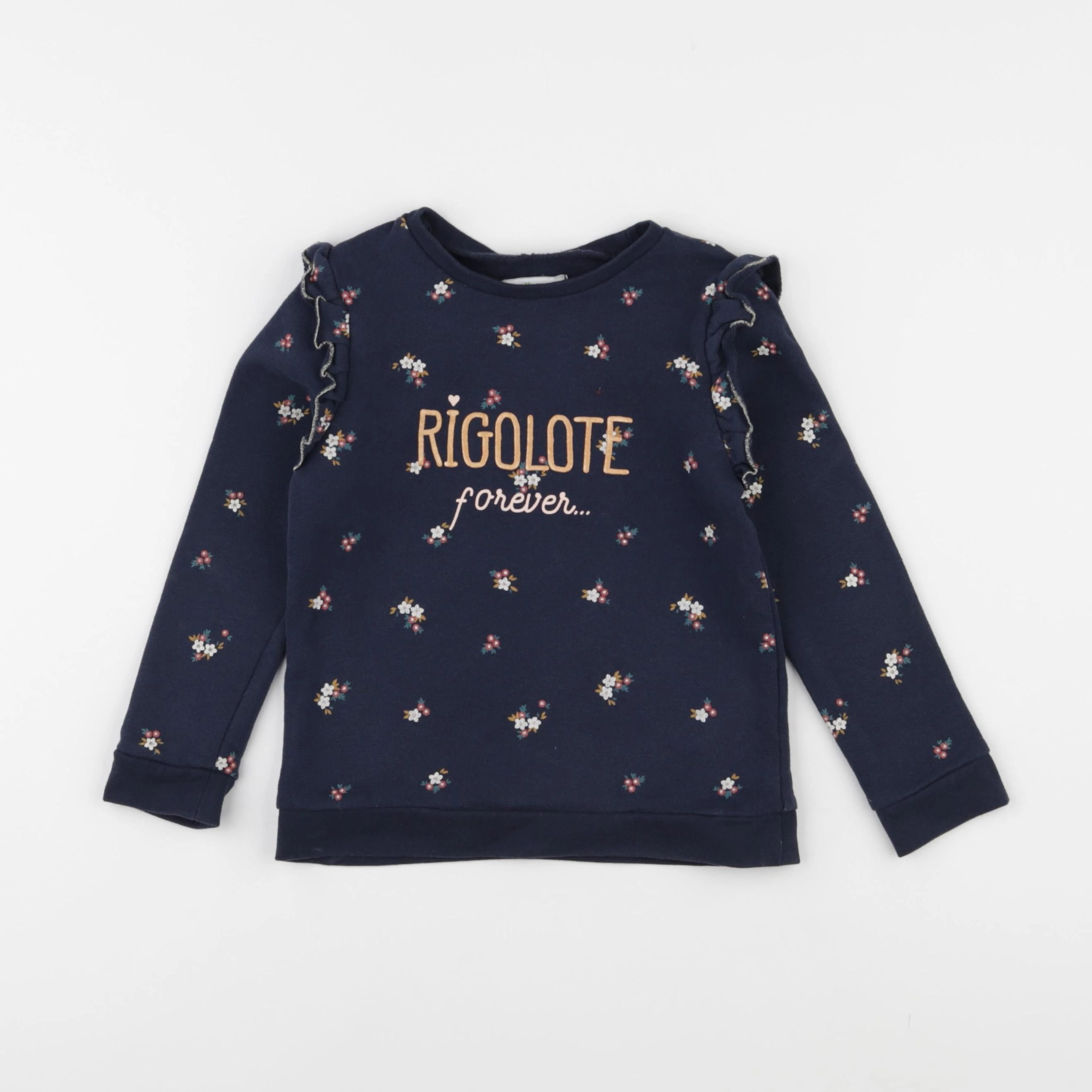 Vertbaudet - sweat bleu - 5 ans