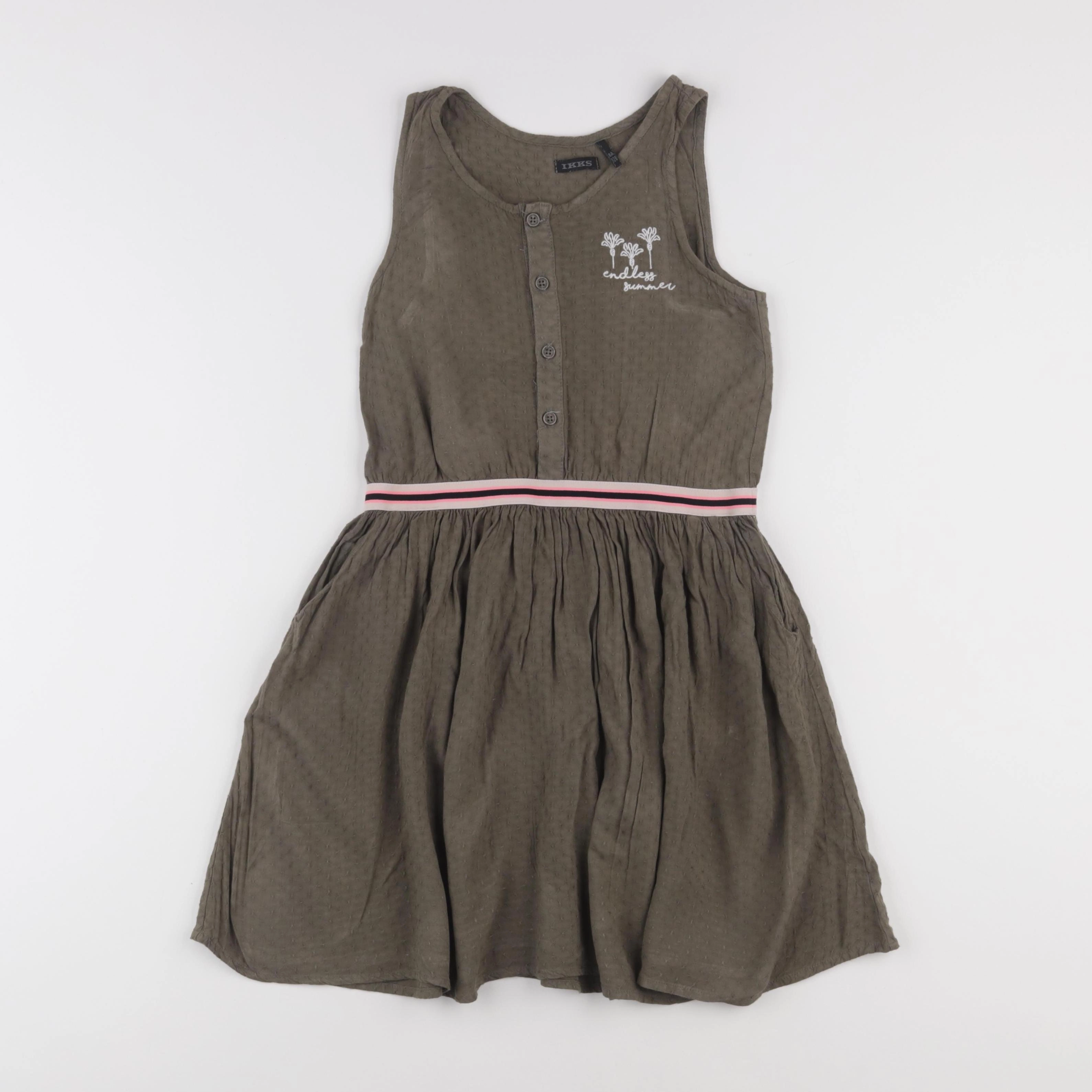 IKKS - robe vert - 8 ans