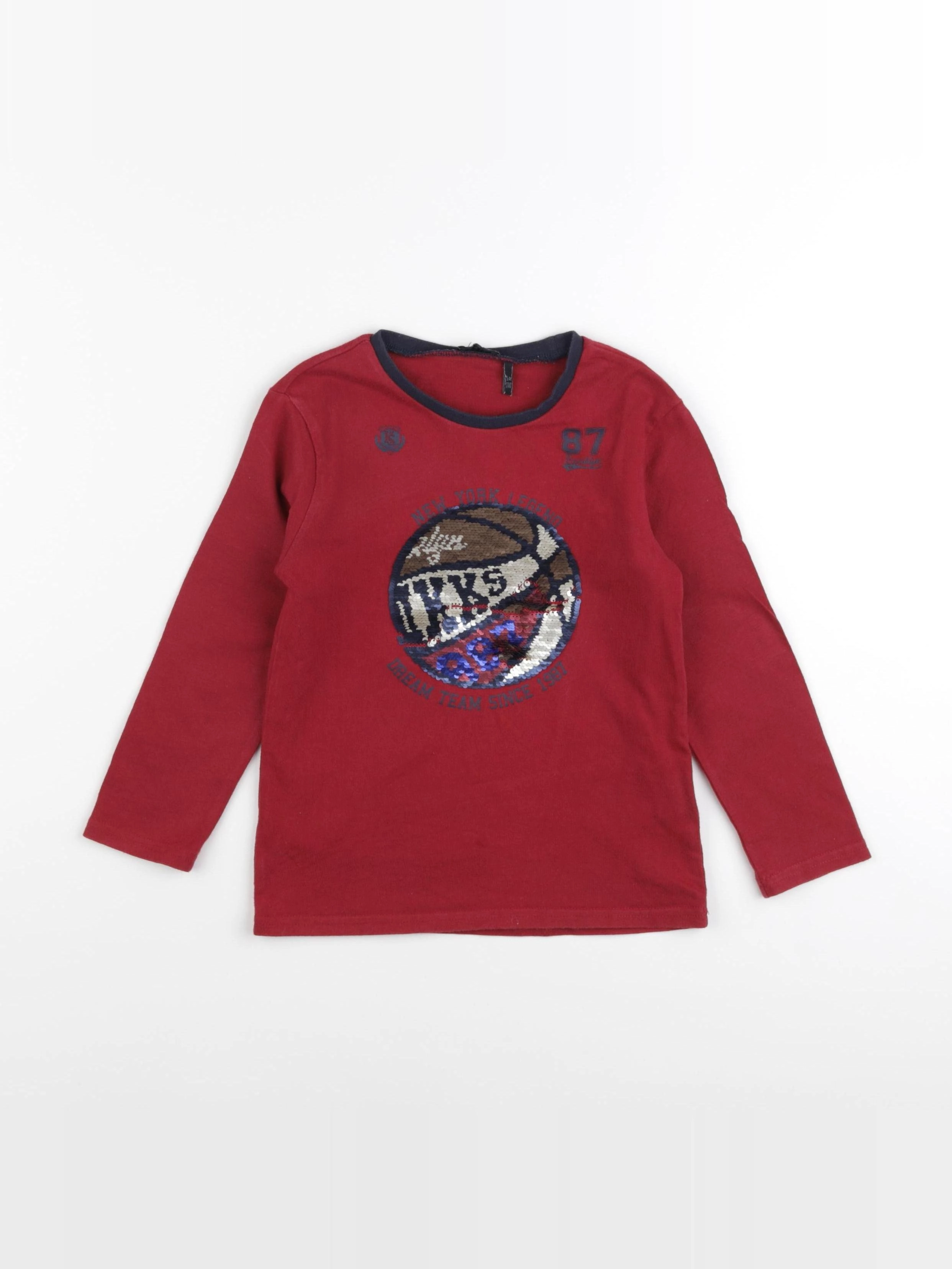 IKKS - tee-shirt rouge - 5 ans