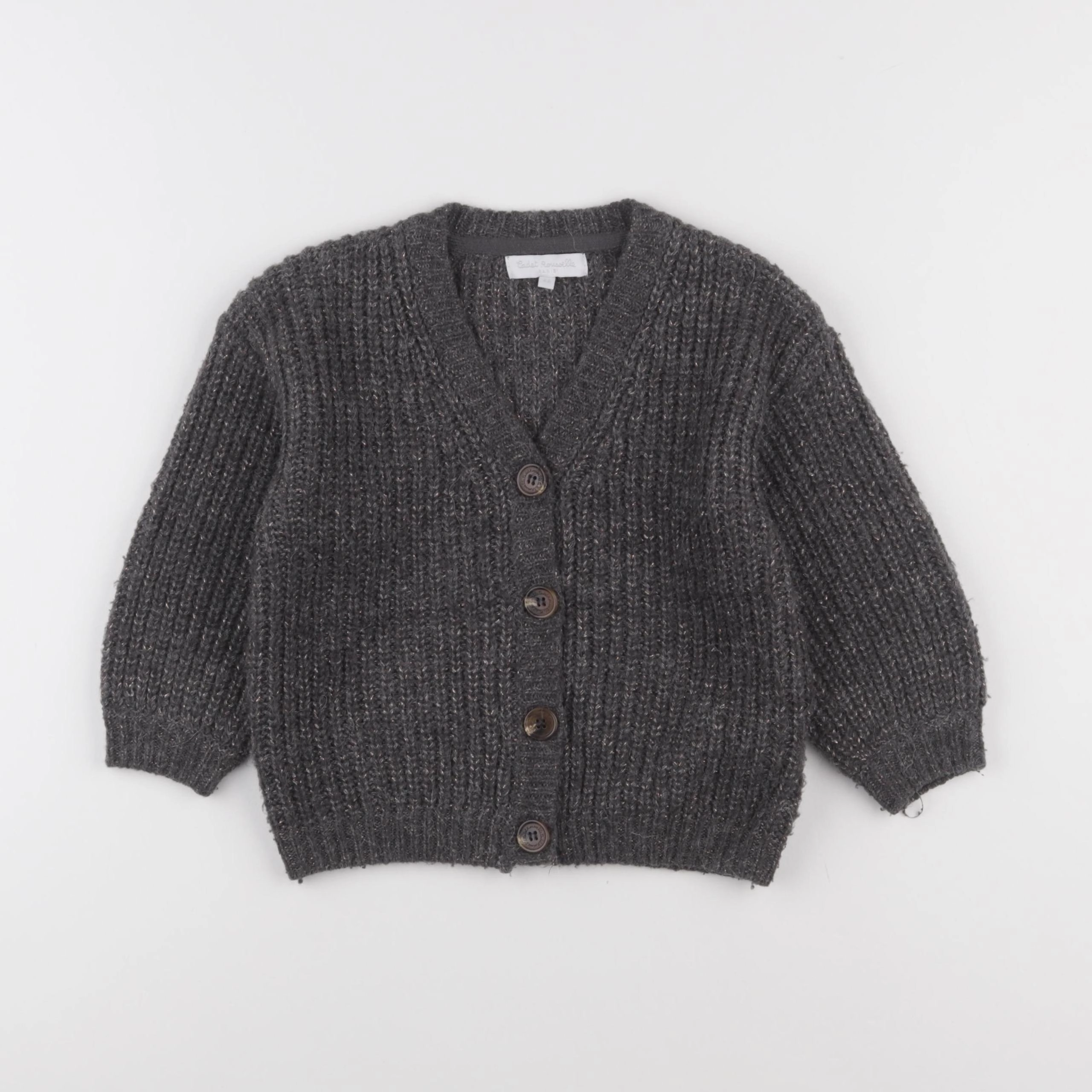 Cadet Rousselle - gilet gris, argent - 4 ans