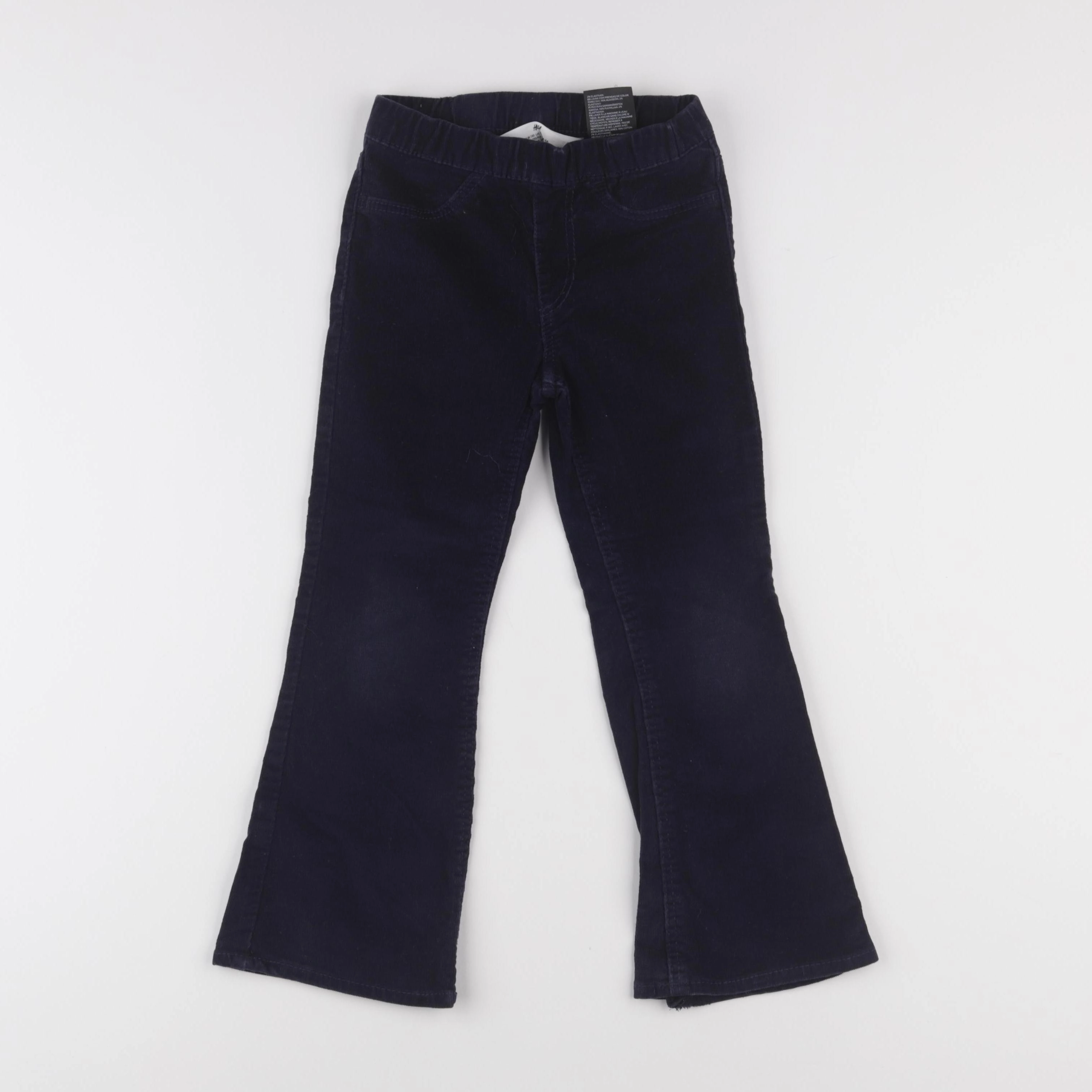 H&M - pantalon bleu - 4/5 ans