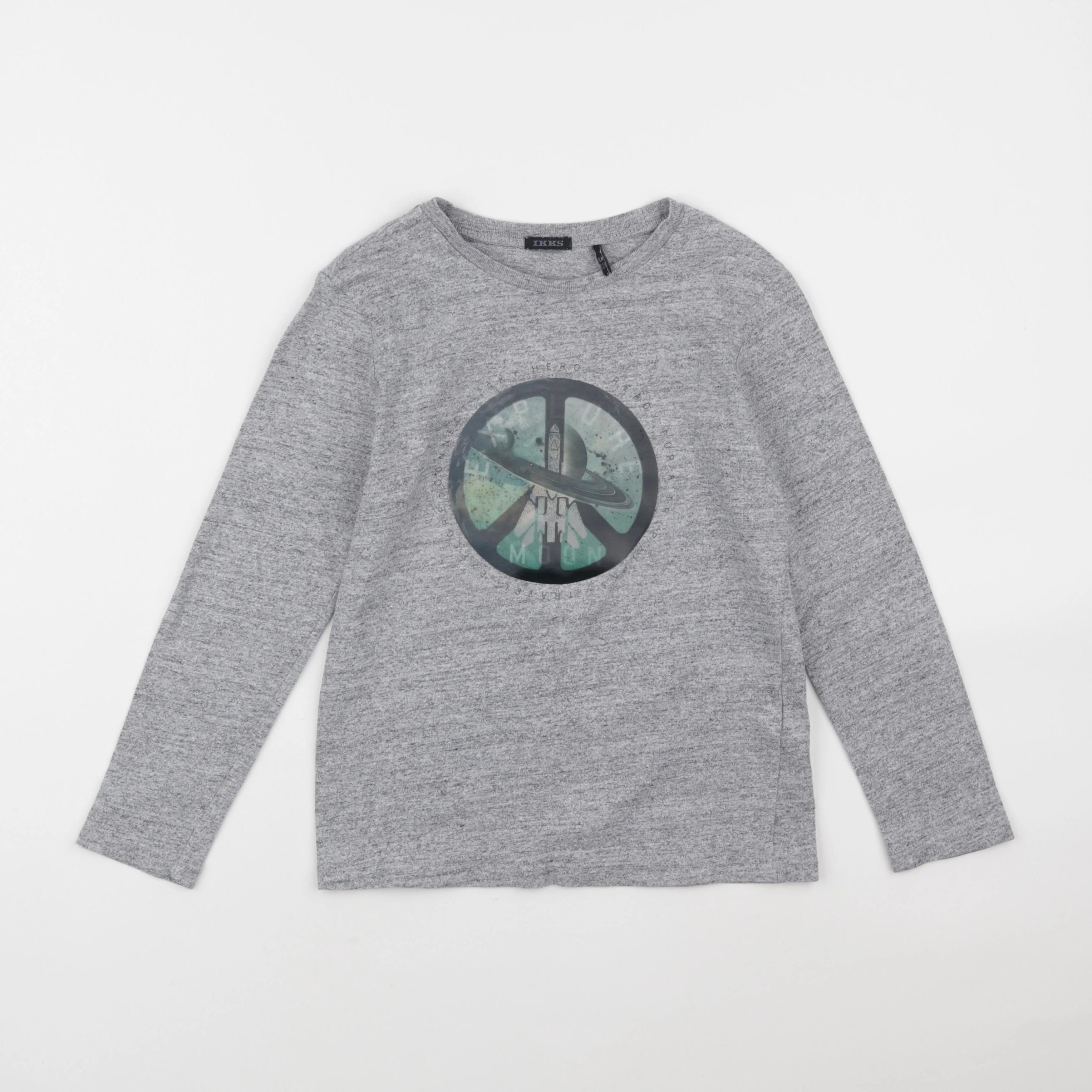 IKKS - tee-shirt gris - 8 ans