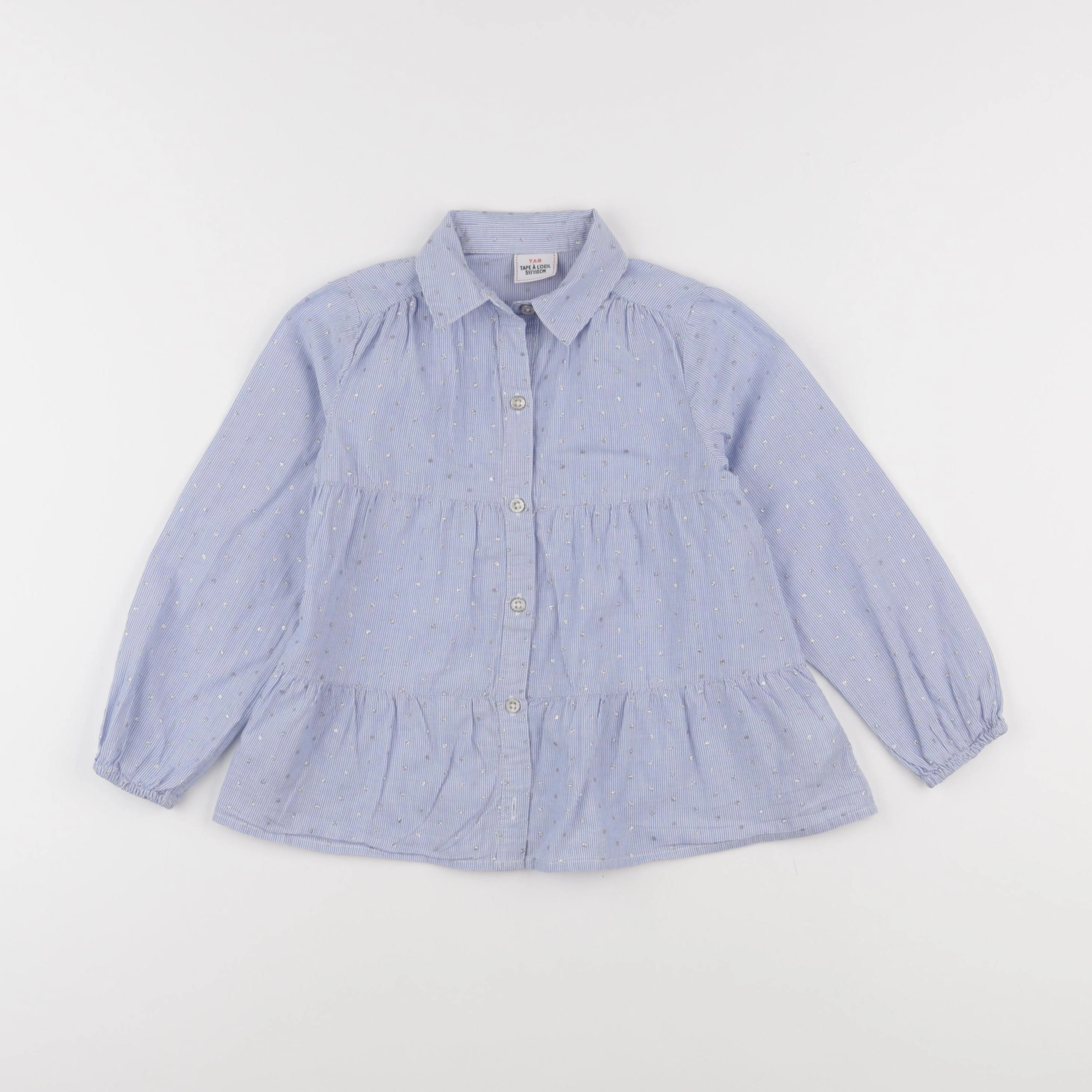 Tape à l'oeil - blouse bleu, argent - 5 ans