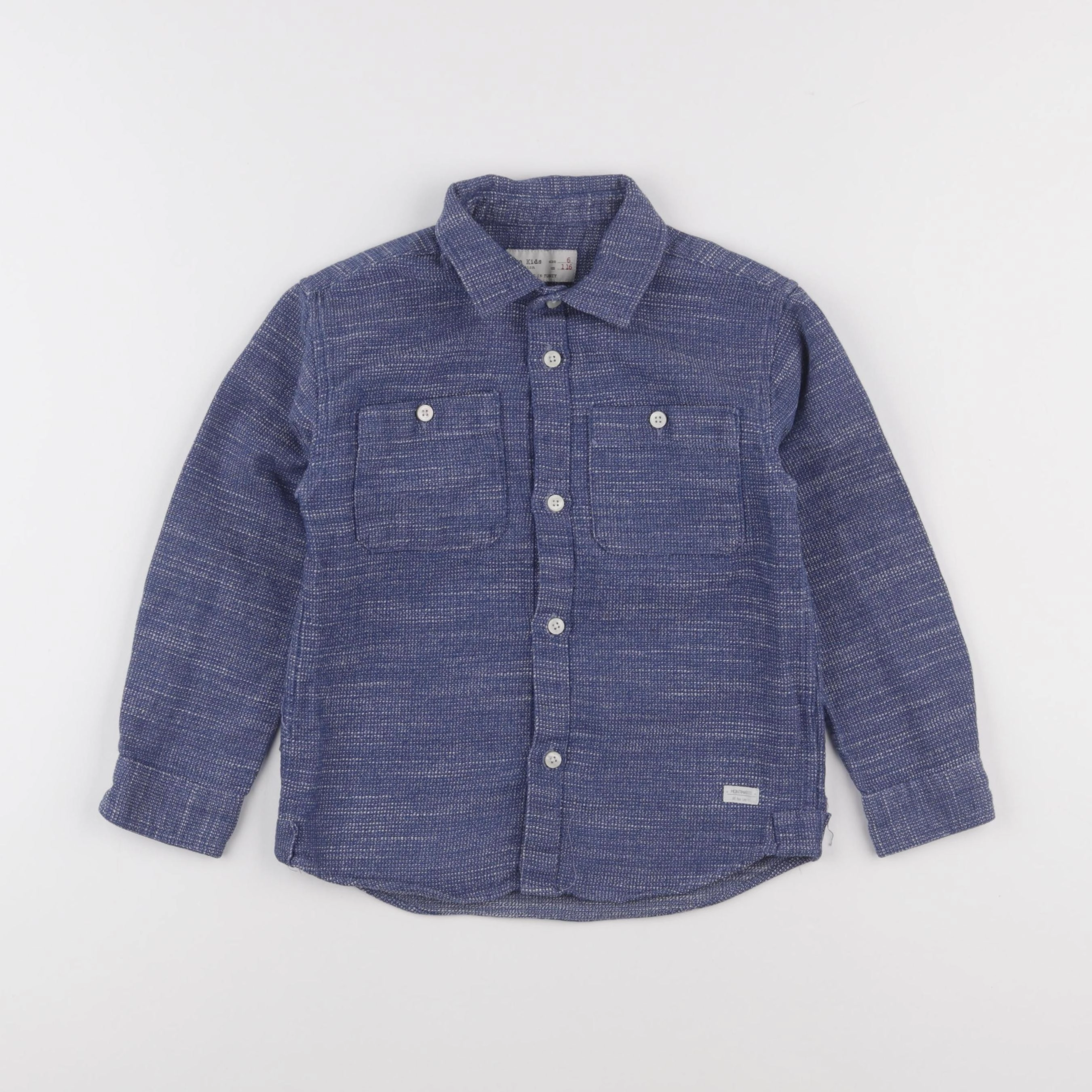 Zara - chemise bleu - 6 ans