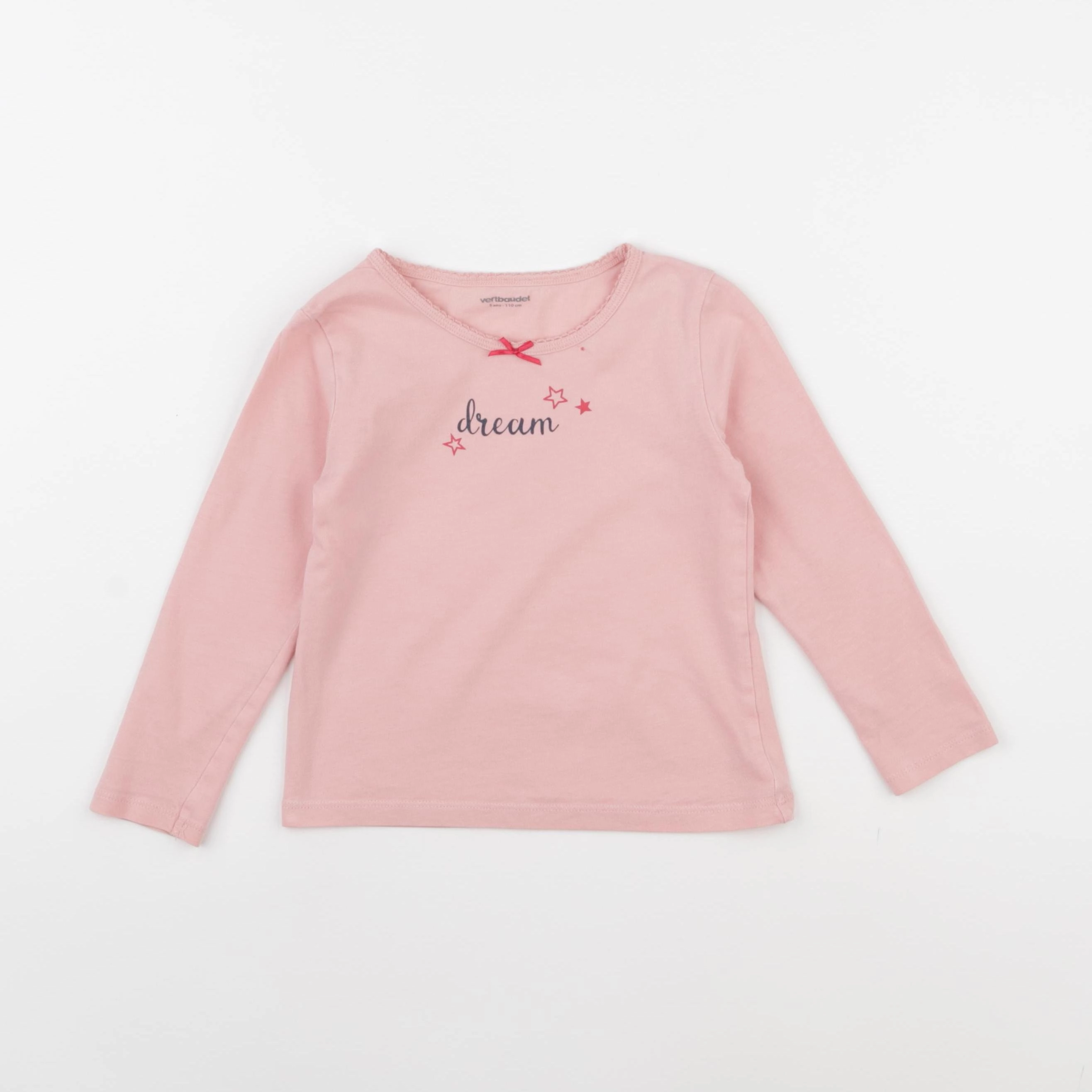 Vertbaudet - maillot de corps rose - 5 ans