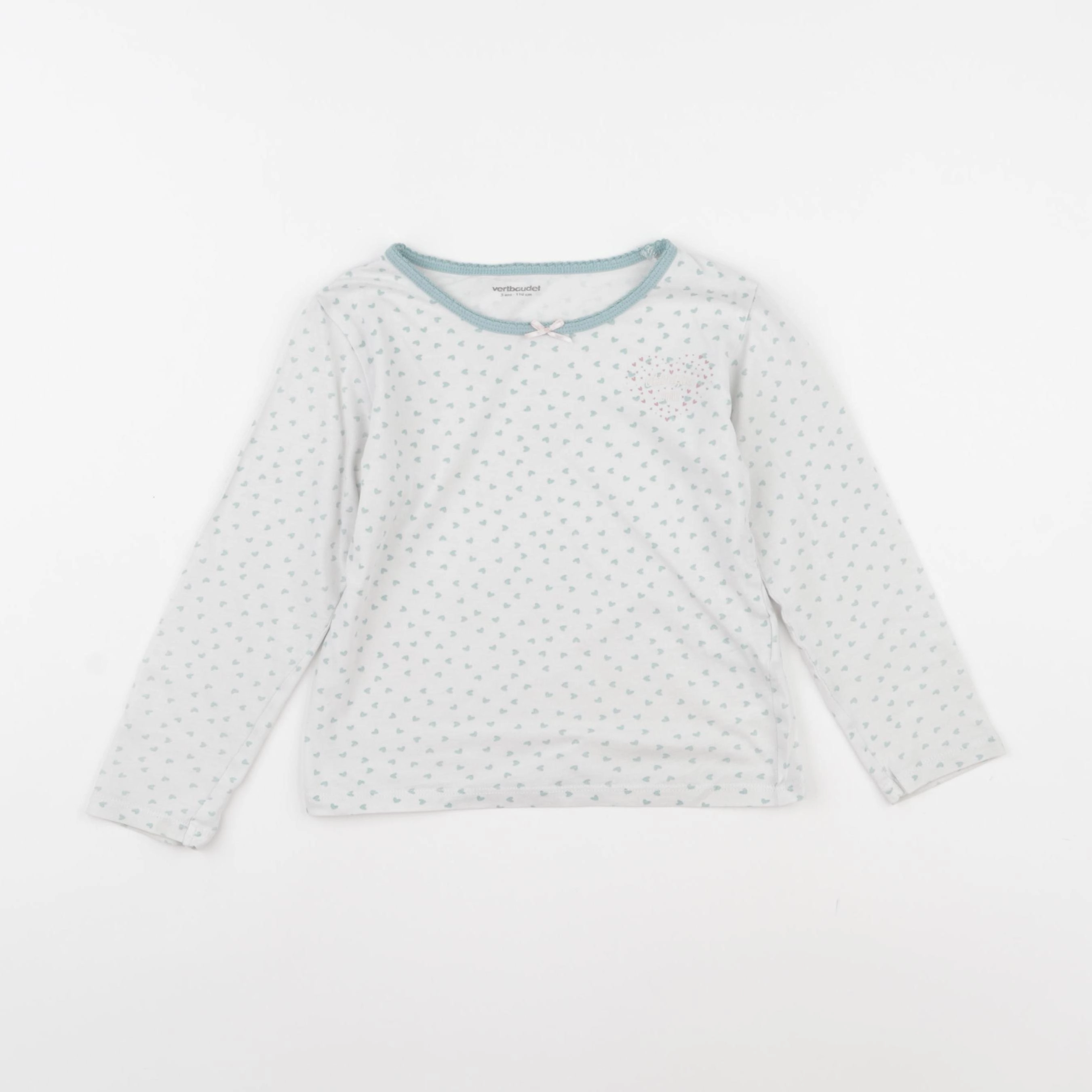 Vertbaudet - maillot de corps blanc - 5 ans