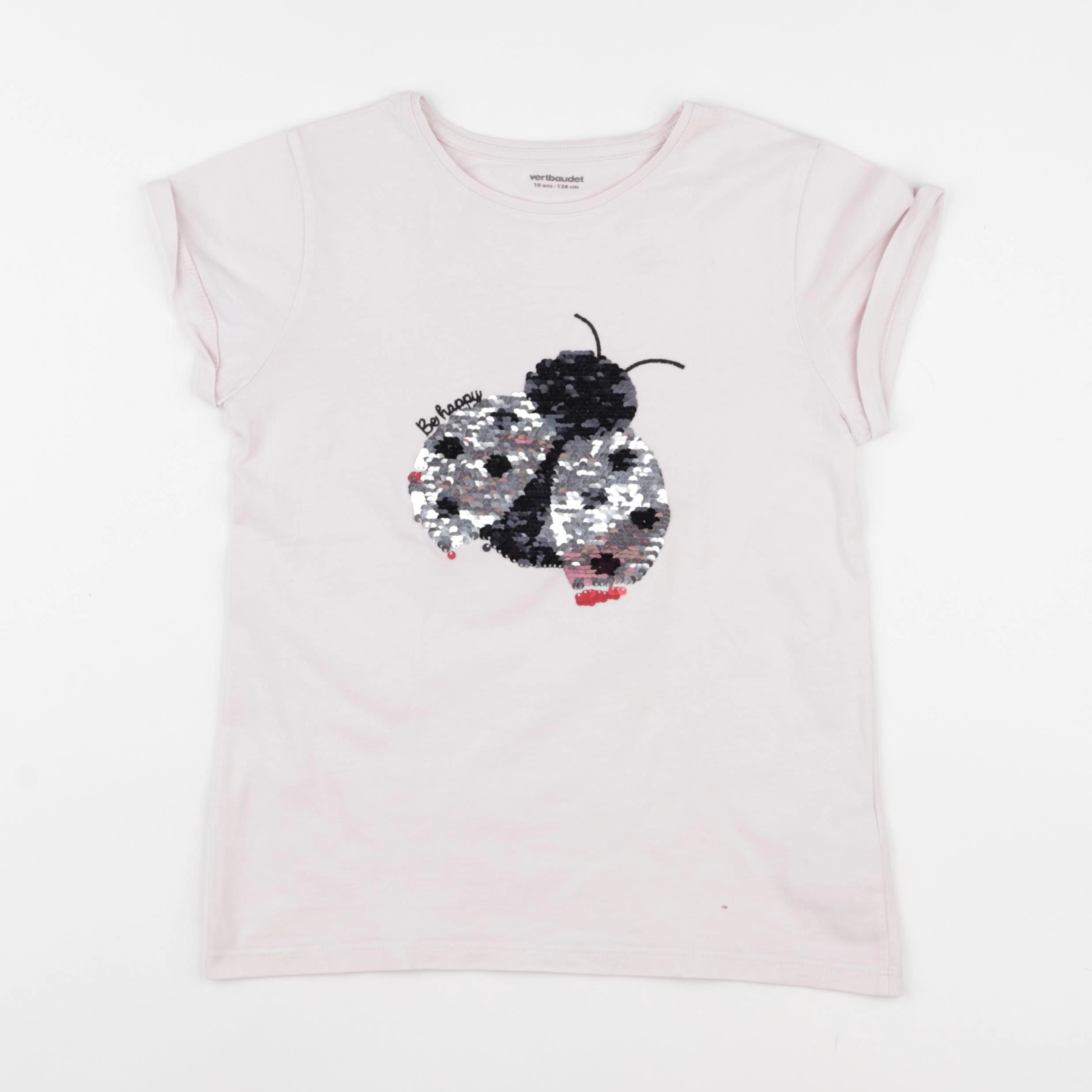 Vertbaudet - tee-shirt multicolore - 10 ans