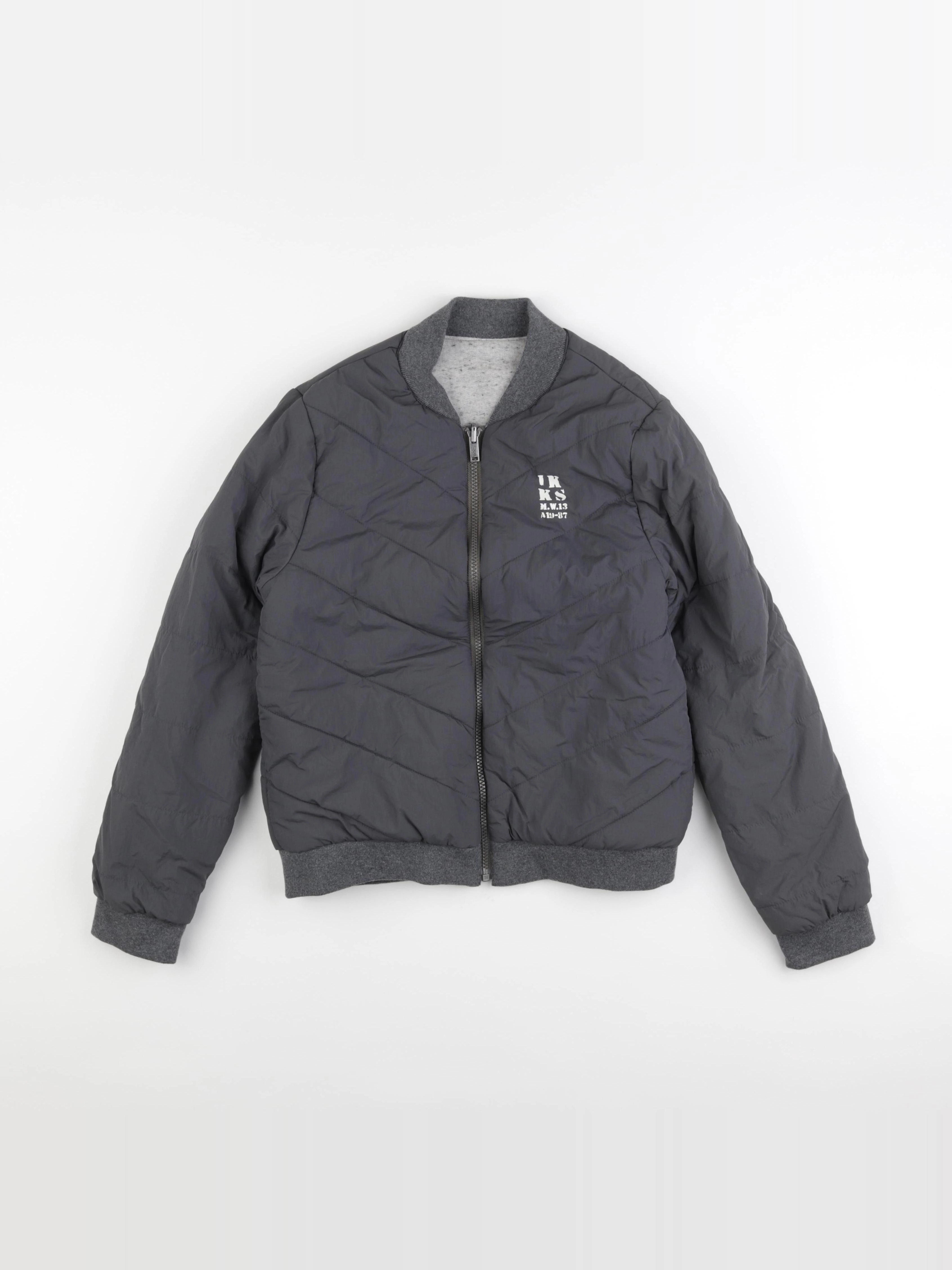 IKKS - doudoune gris - 12 ans