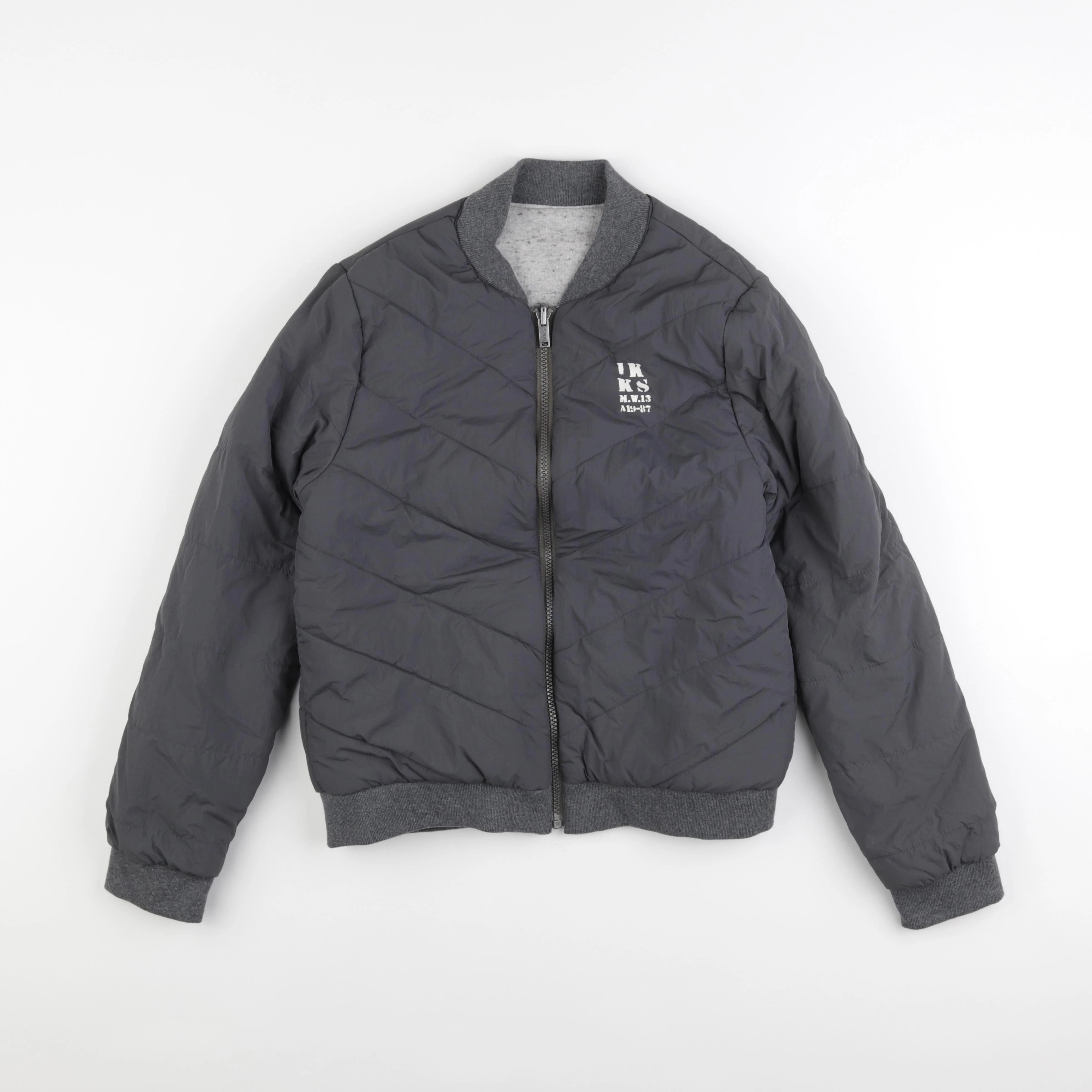 IKKS - doudoune gris - 12 ans