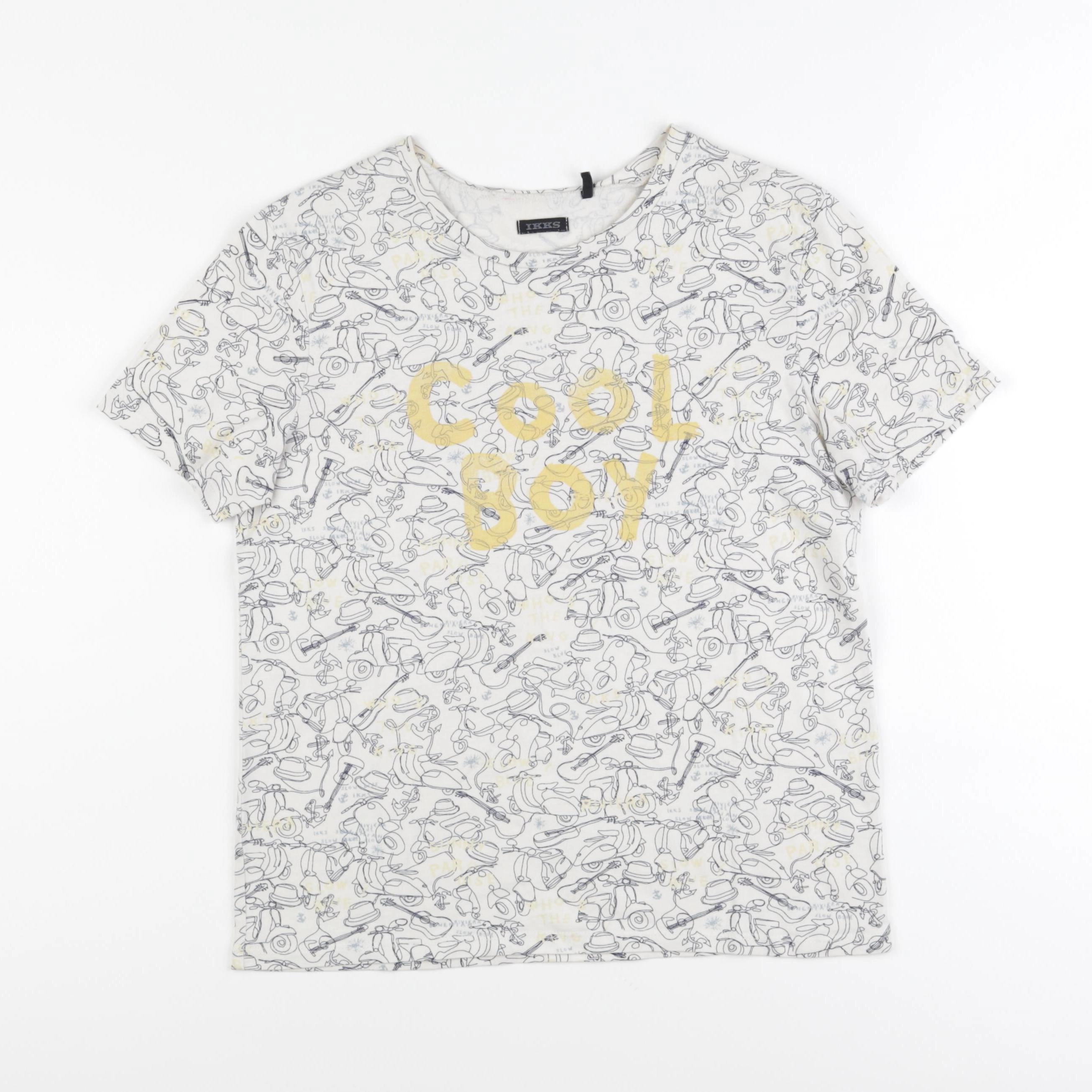 IKKS - tee-shirt multicolore - 12 ans