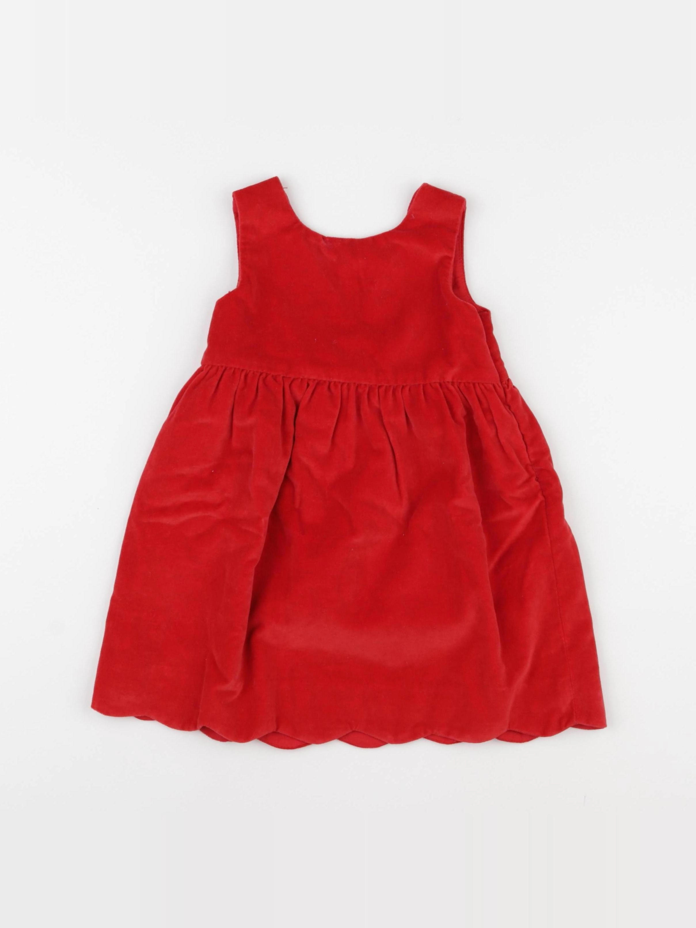 Vertbaudet - robe rouge - 3 ans