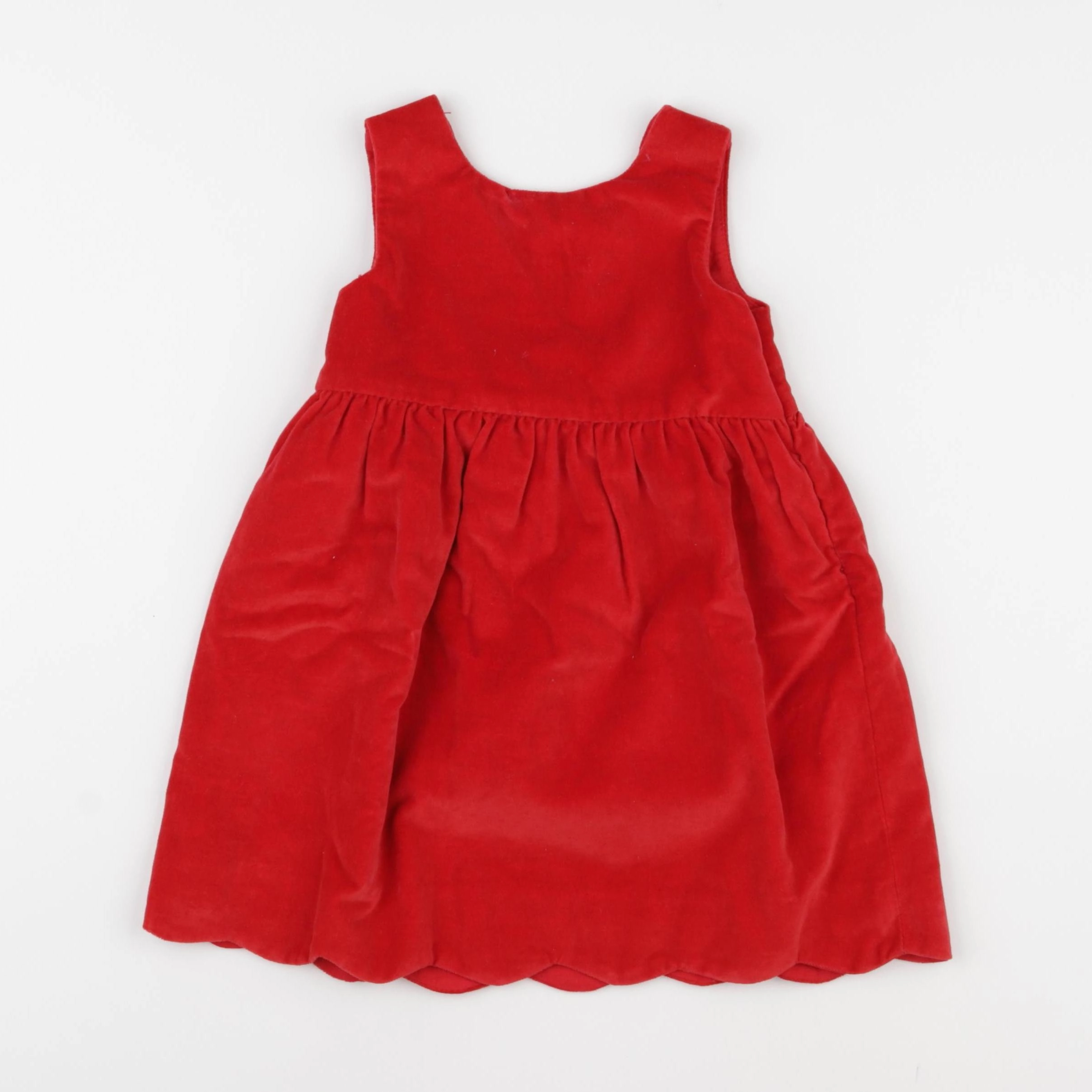 Vertbaudet - robe rouge - 3 ans