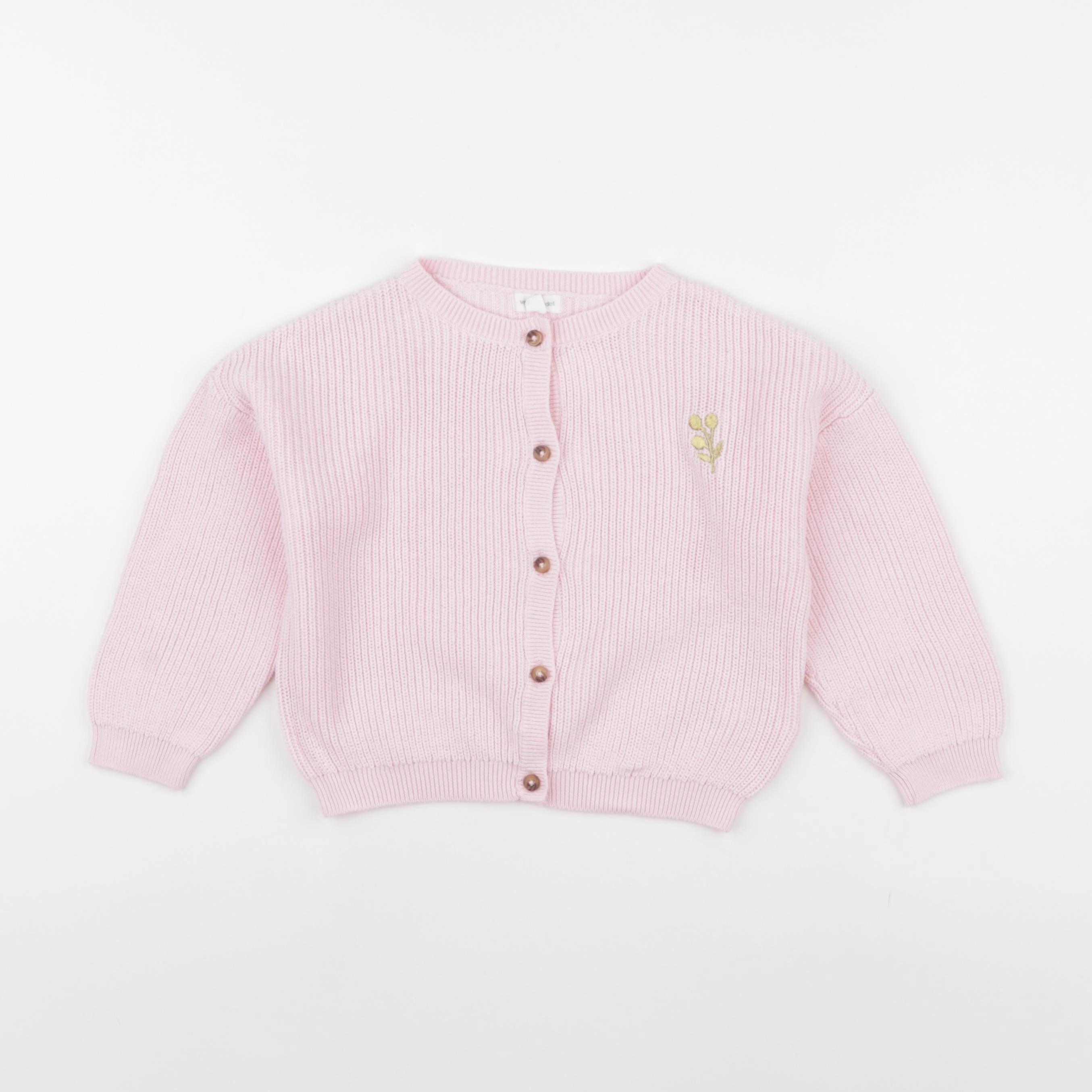 Vertbaudet - gilet rose - 36 mois
