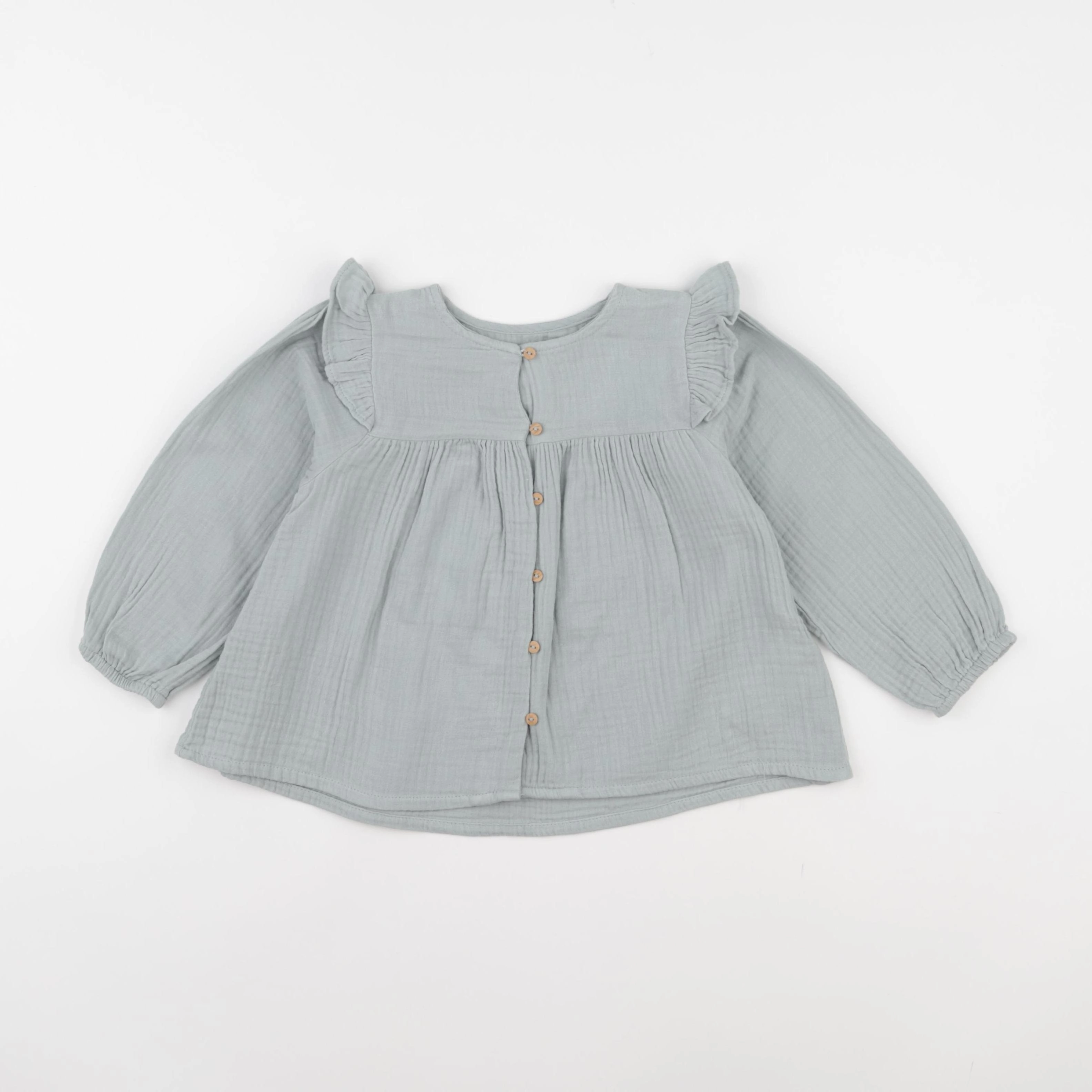 Vertbaudet - blouse vert - 36 mois