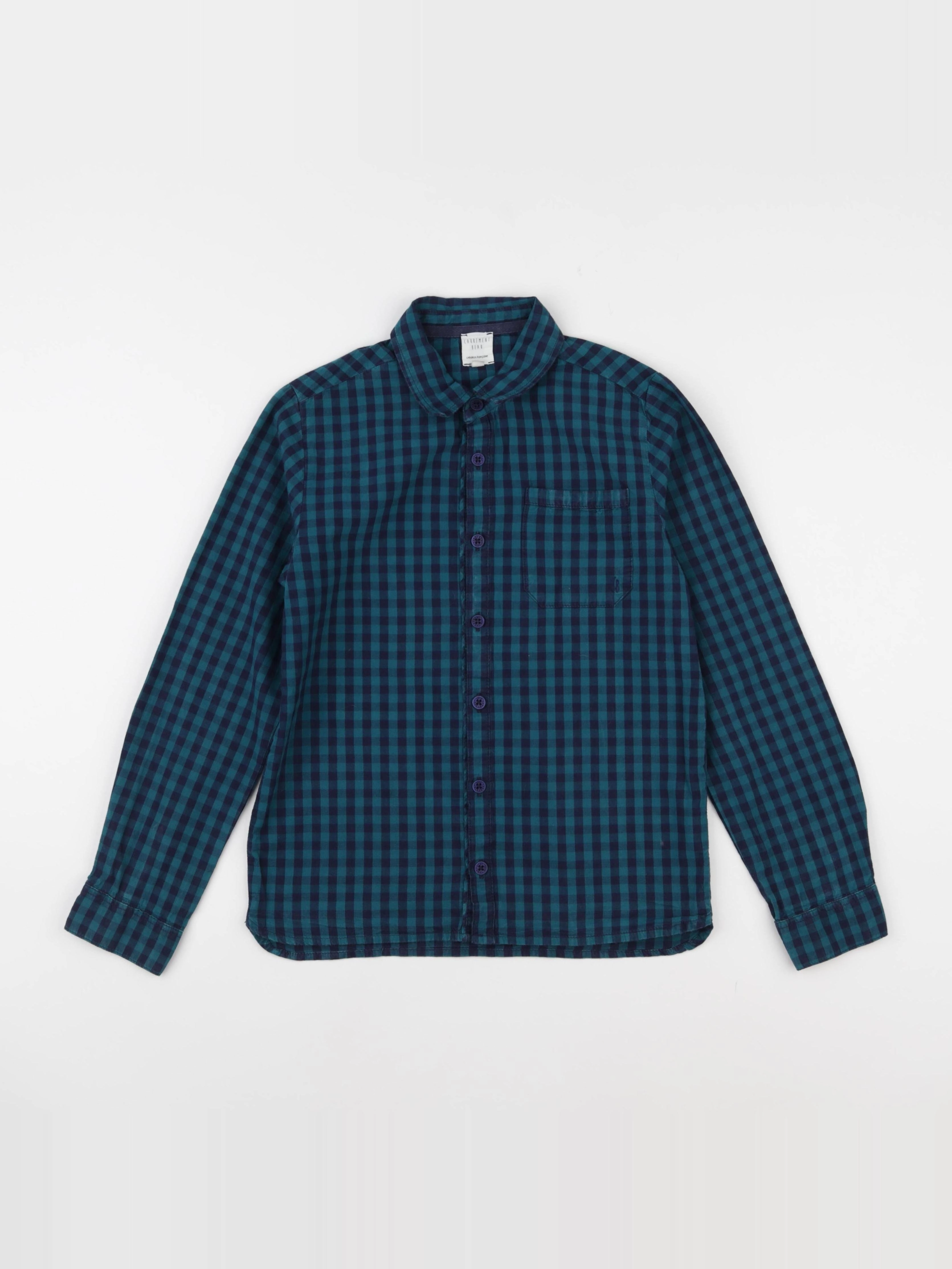Carrément Beau - chemise bleu - 10 ans