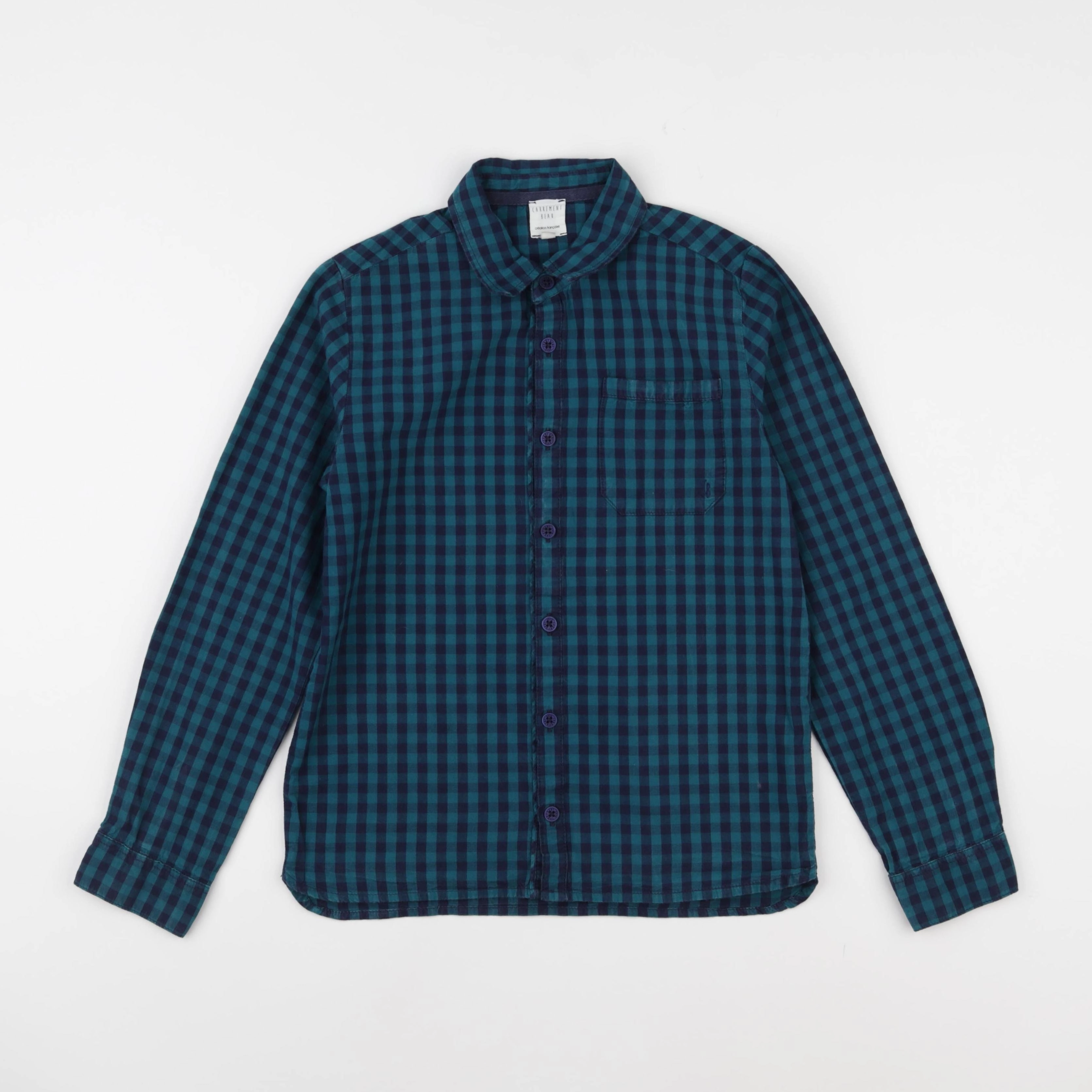 Carrément Beau - chemise bleu - 10 ans