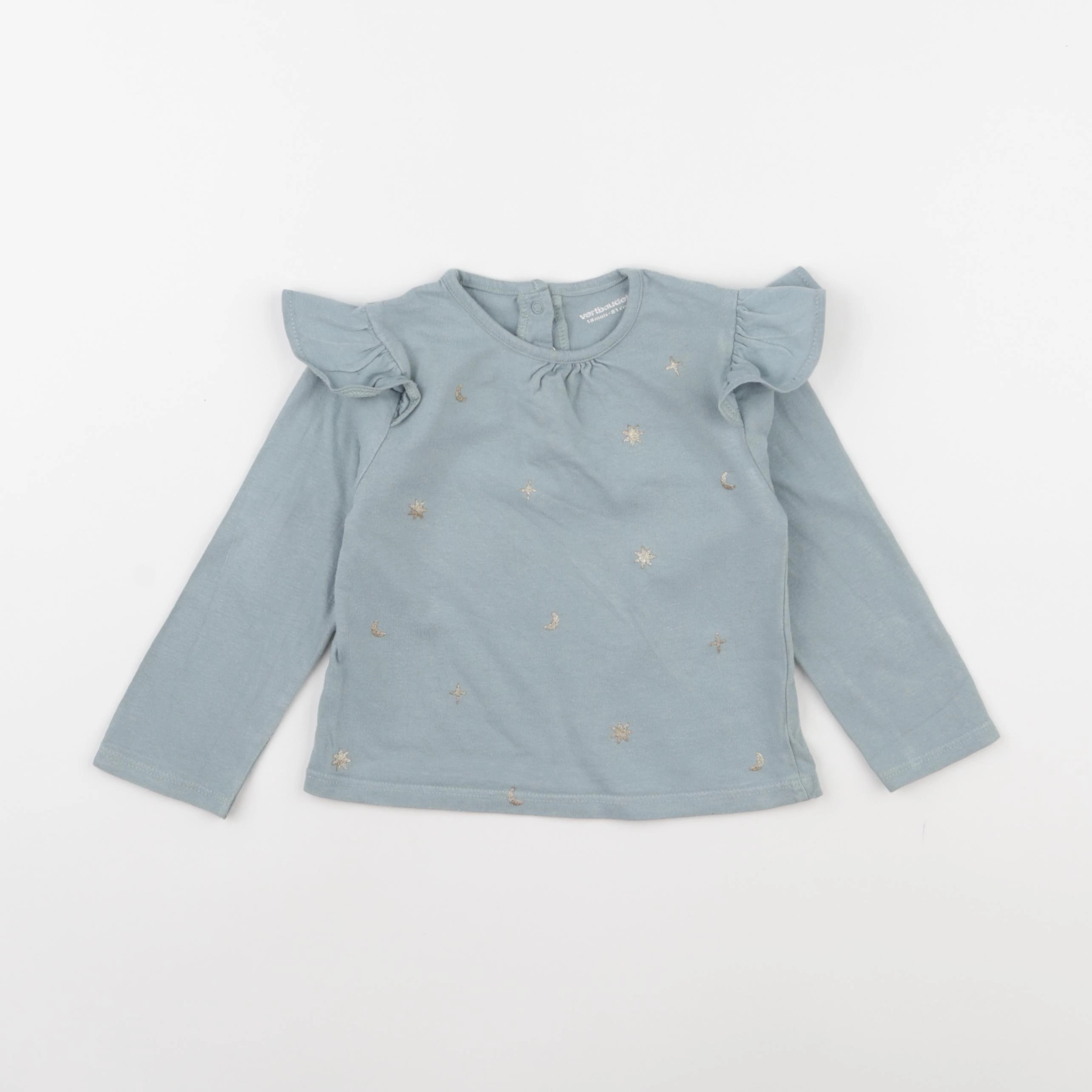Vertbaudet - tee-shirt bleu - 18 mois