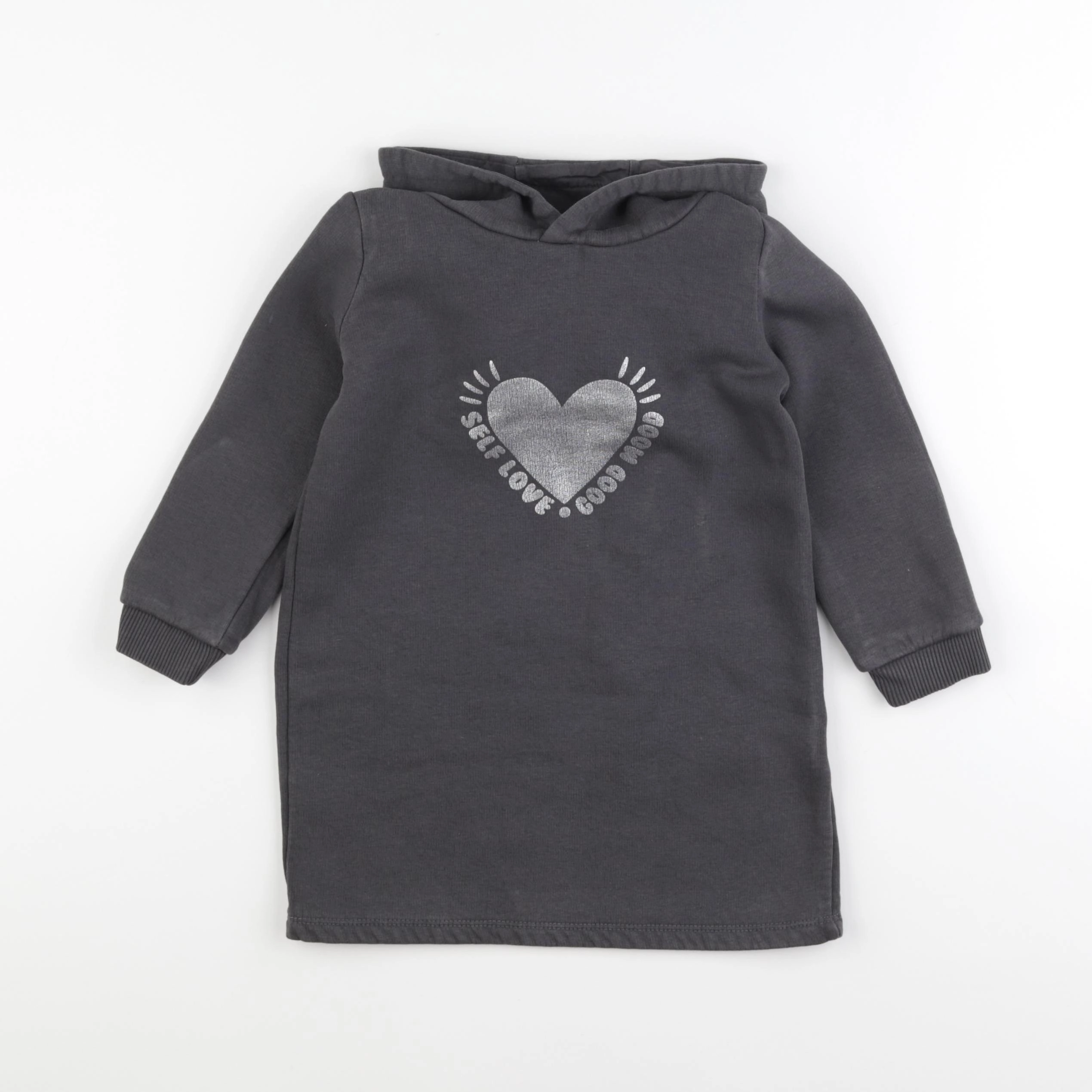 Vertbaudet - robe gris - 4 ans