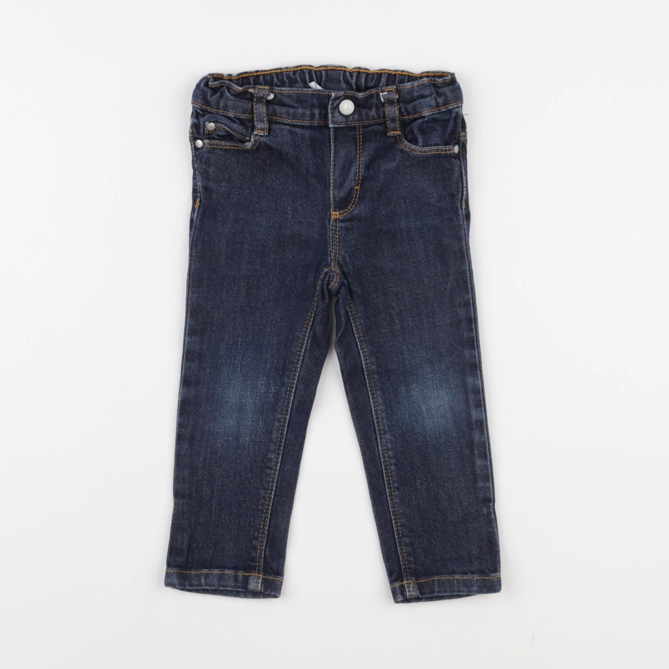 Petit Bateau - jean bleu - 18 mois