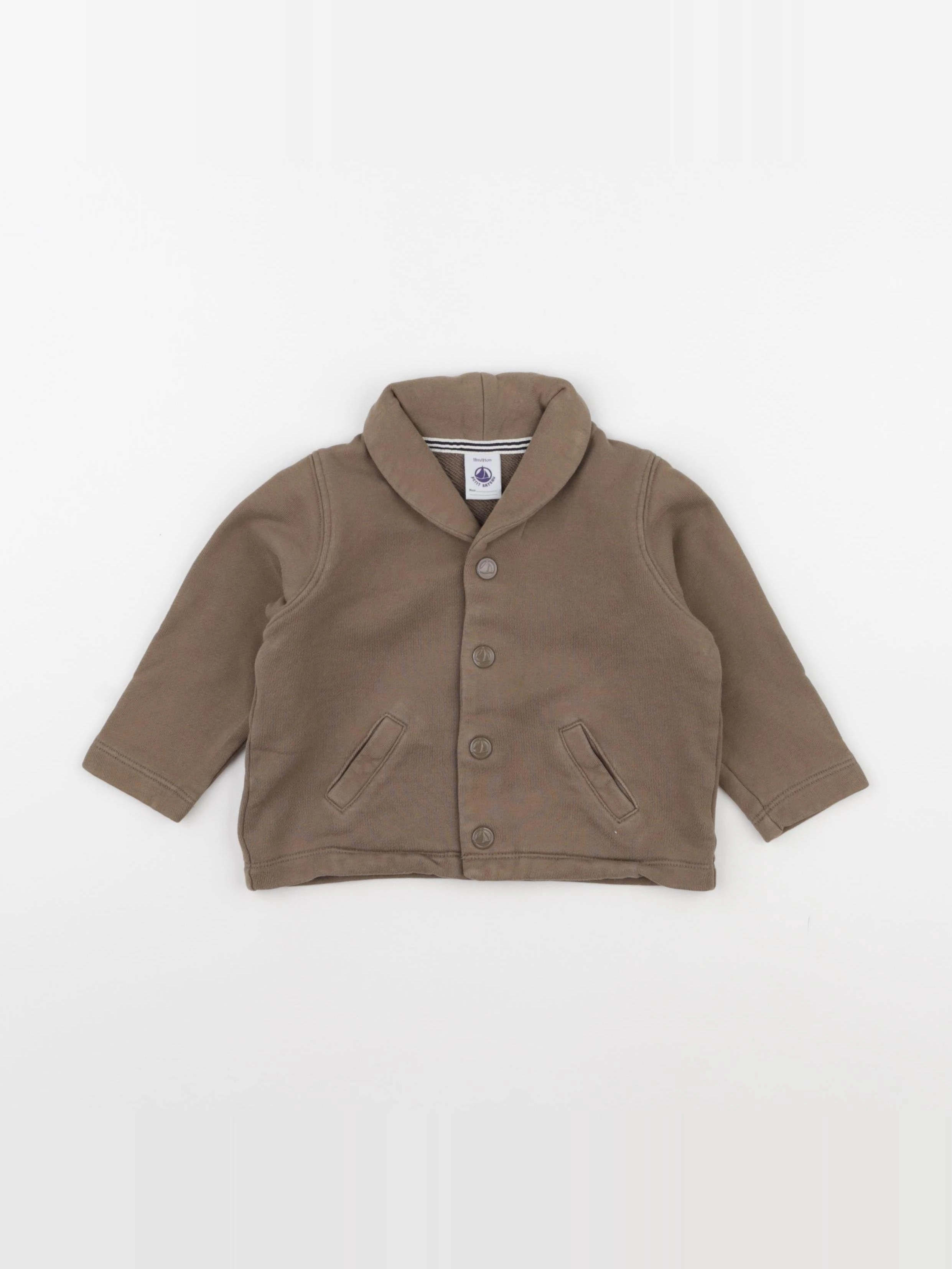 Petit Bateau - veste vert - 18 mois