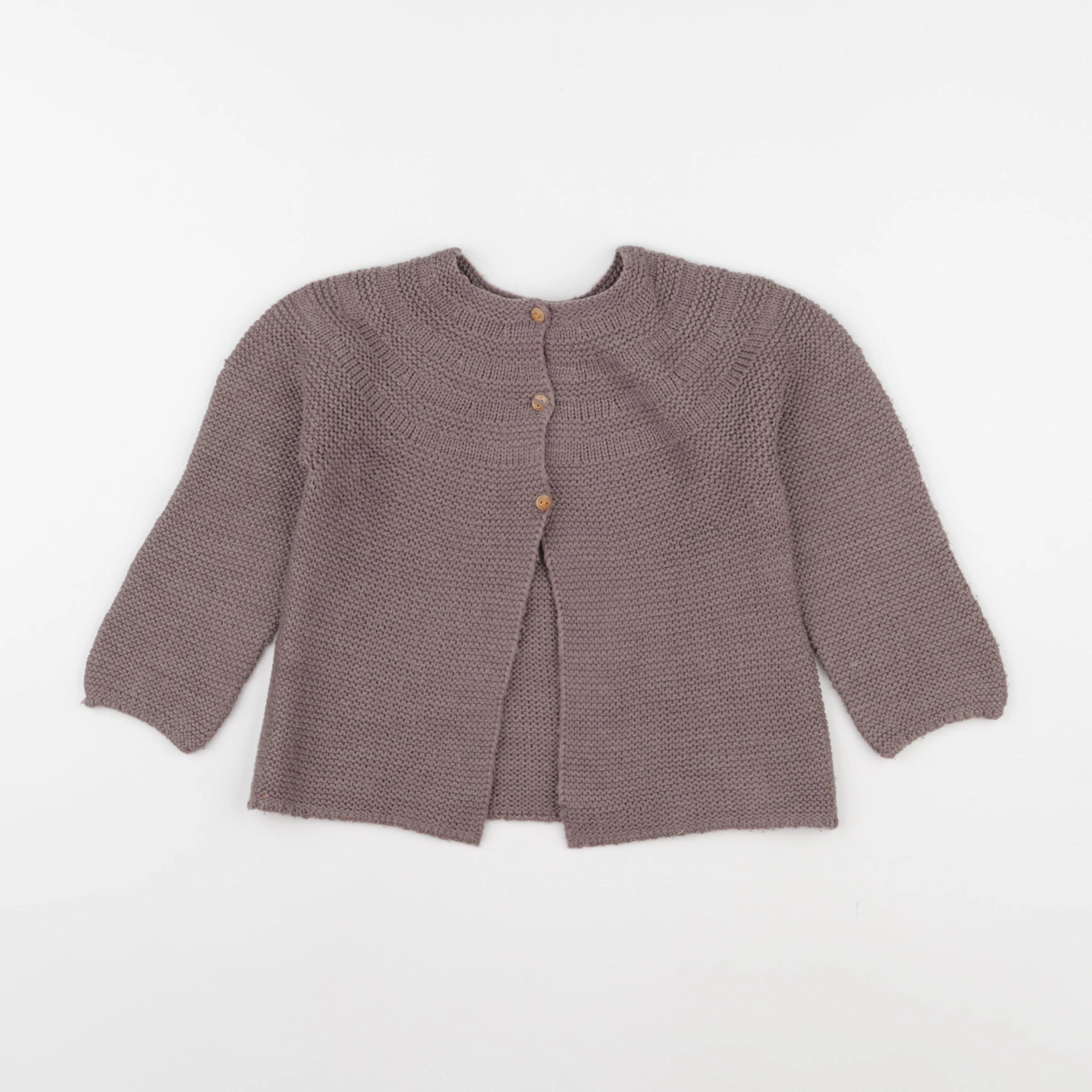 Zara - gilet taupe - 3/4 ans