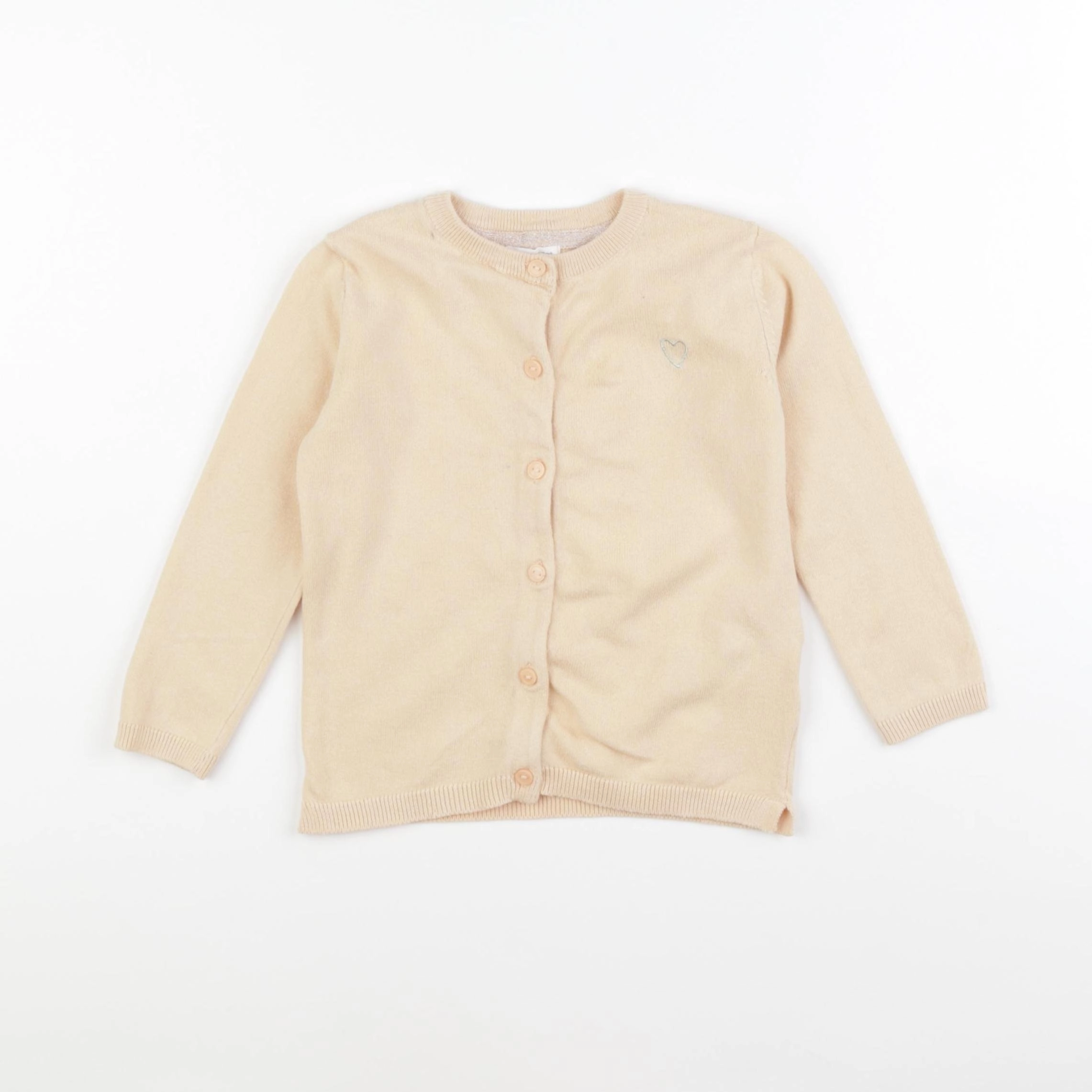 Vertbaudet - gilet jaune - 3 ans