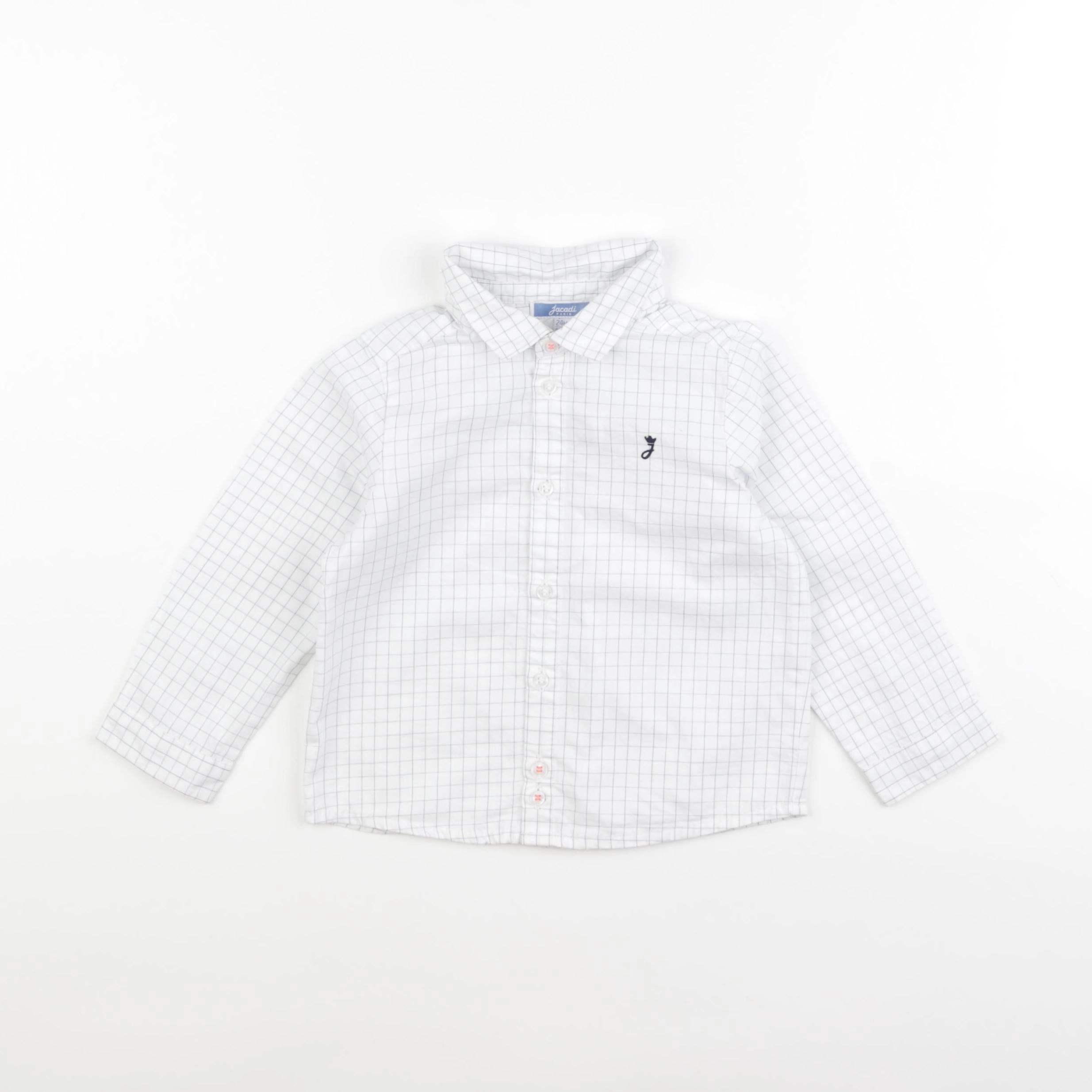 Jacadi - chemise blanc - 24 mois