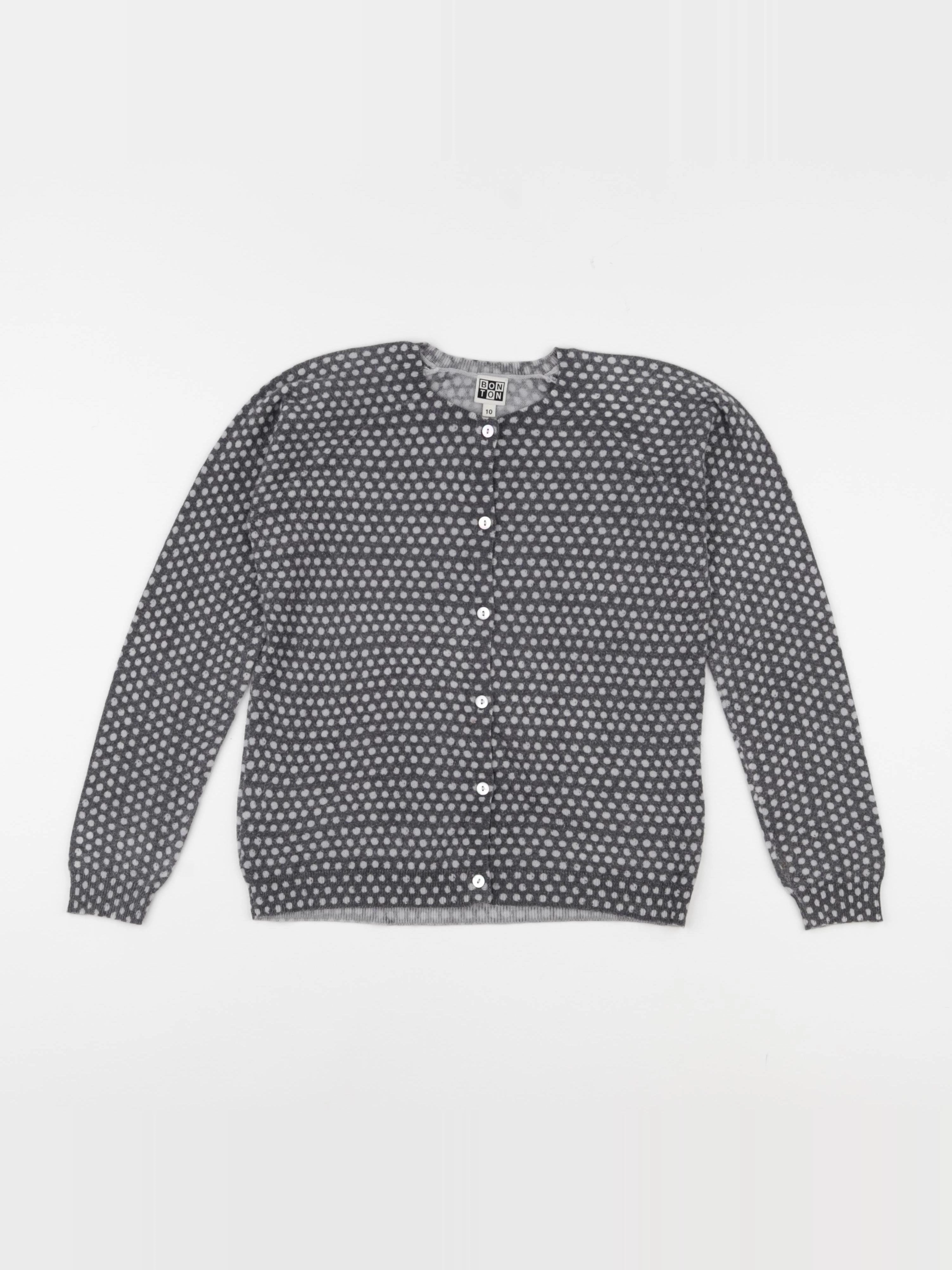 Bonton - gilet gris - 10 ans