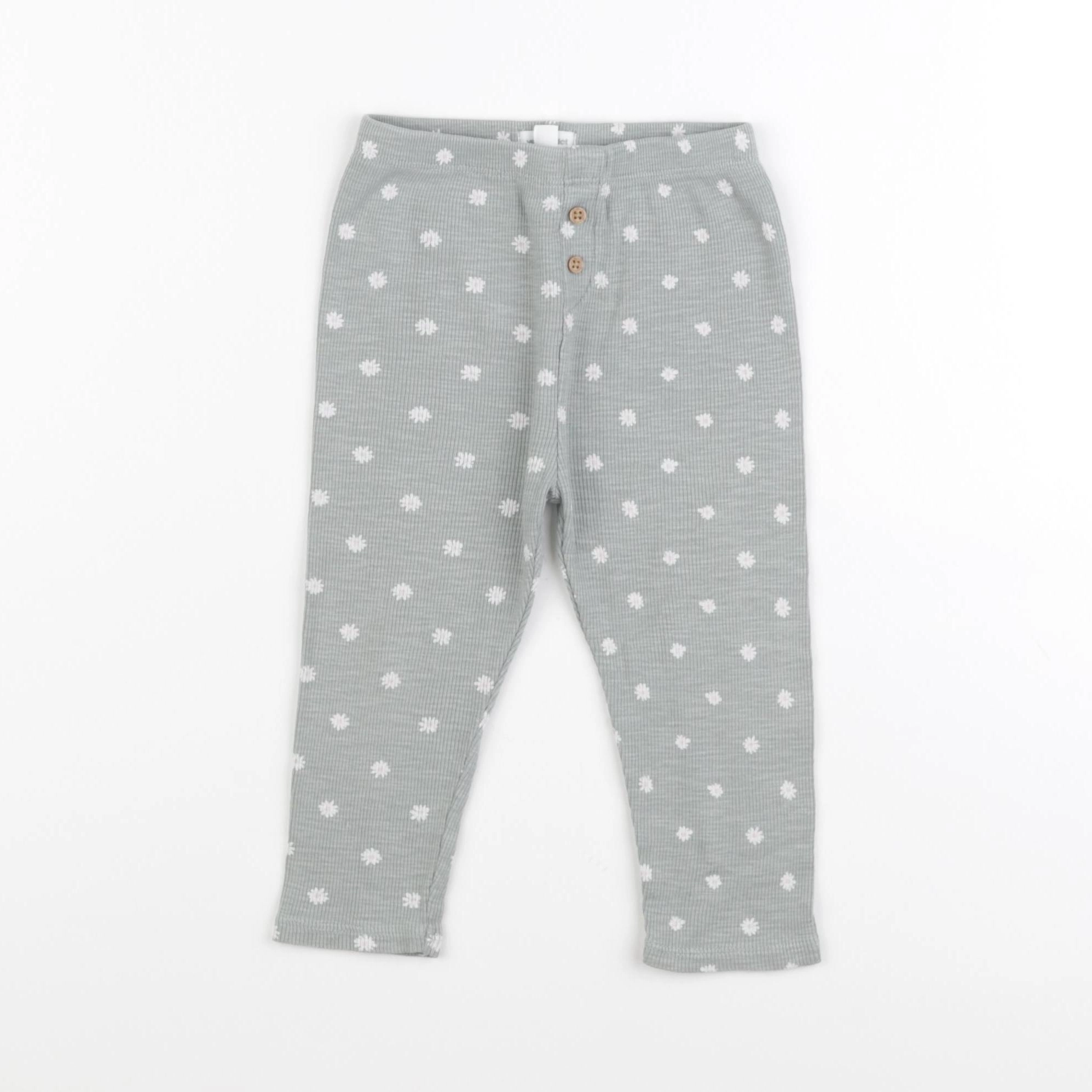 Vertbaudet - legging e, vert - 24 mois