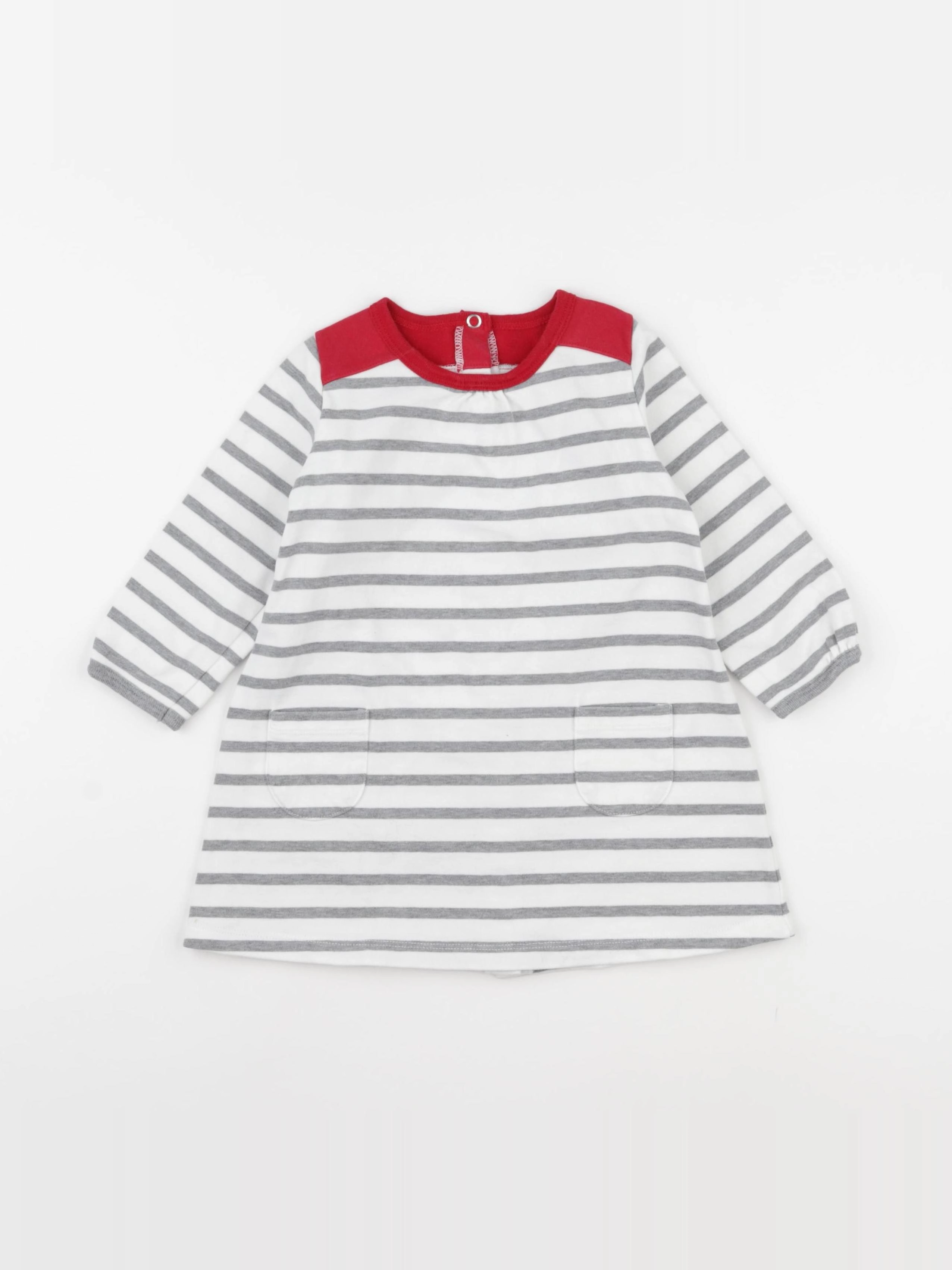 Petit Bateau - robe multicolore - 18 mois