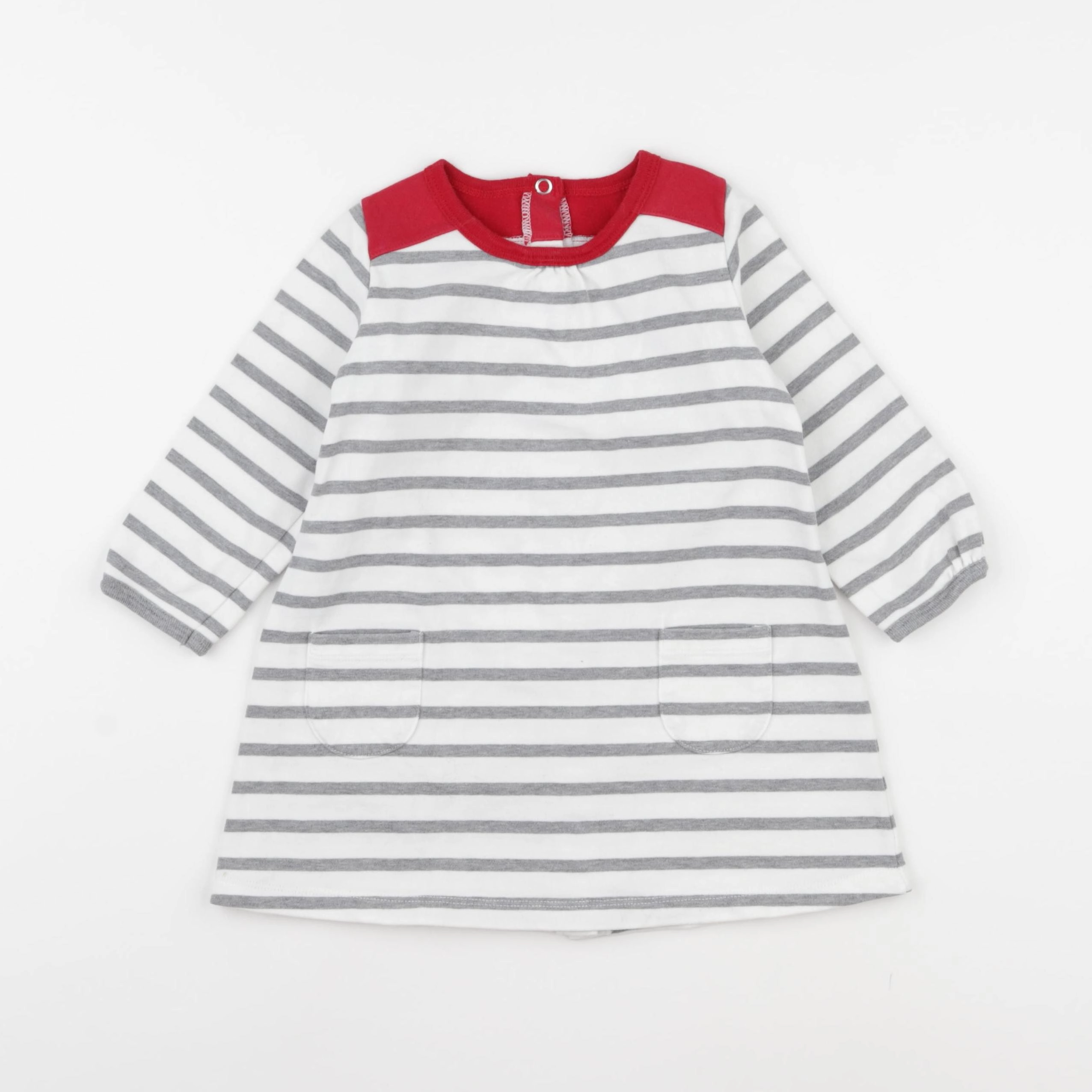 Petit Bateau - robe multicolore - 18 mois