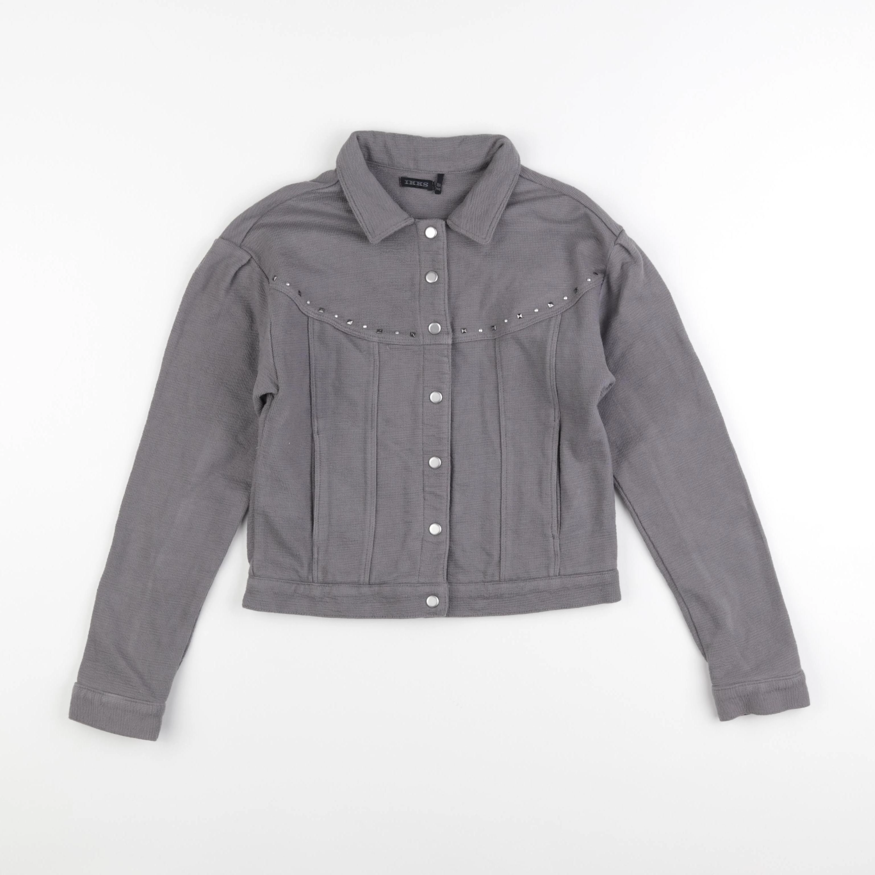 IKKS - veste gris - 10 ans
