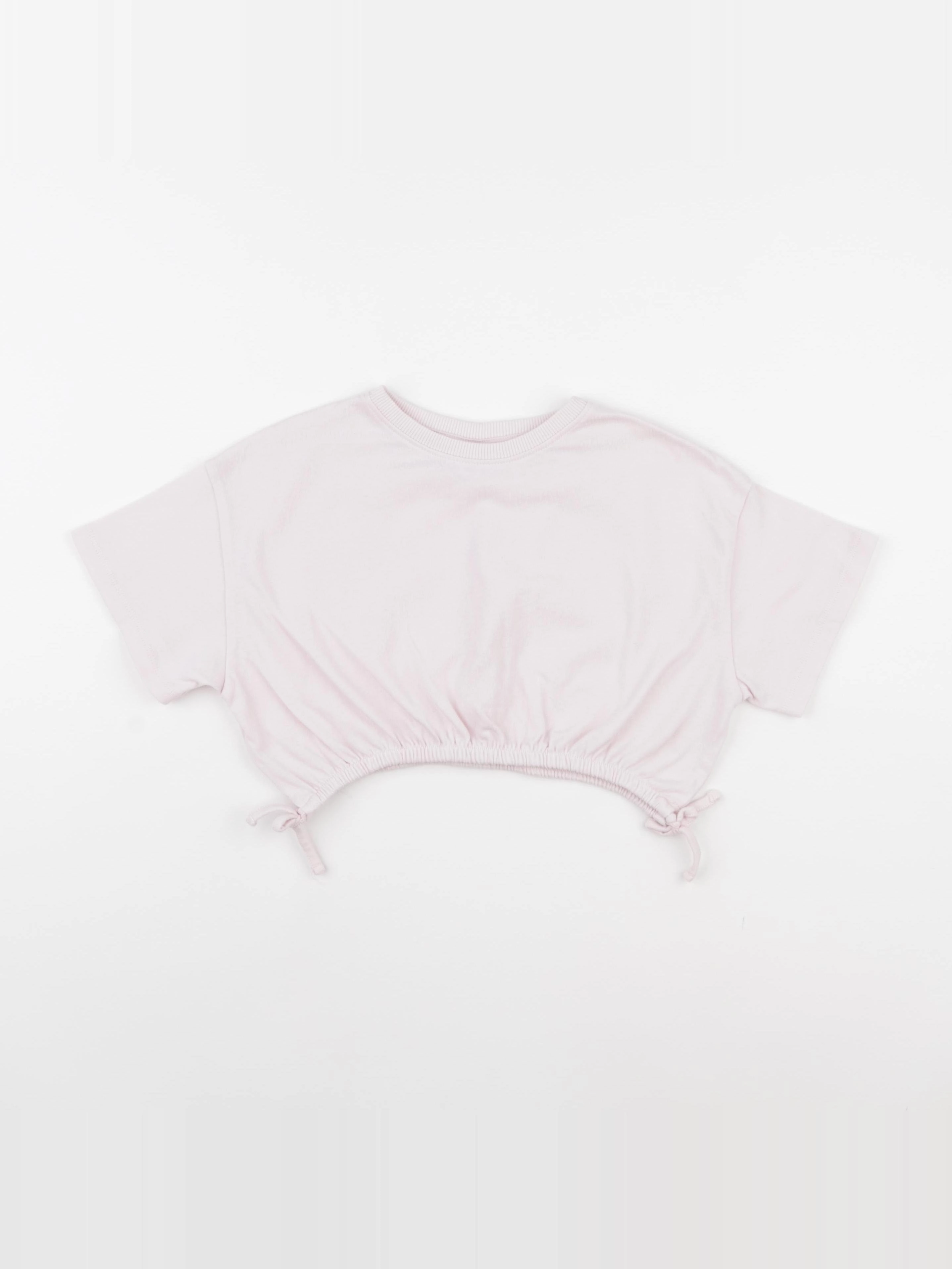 Zara - tee-shirt rose - 7 ans