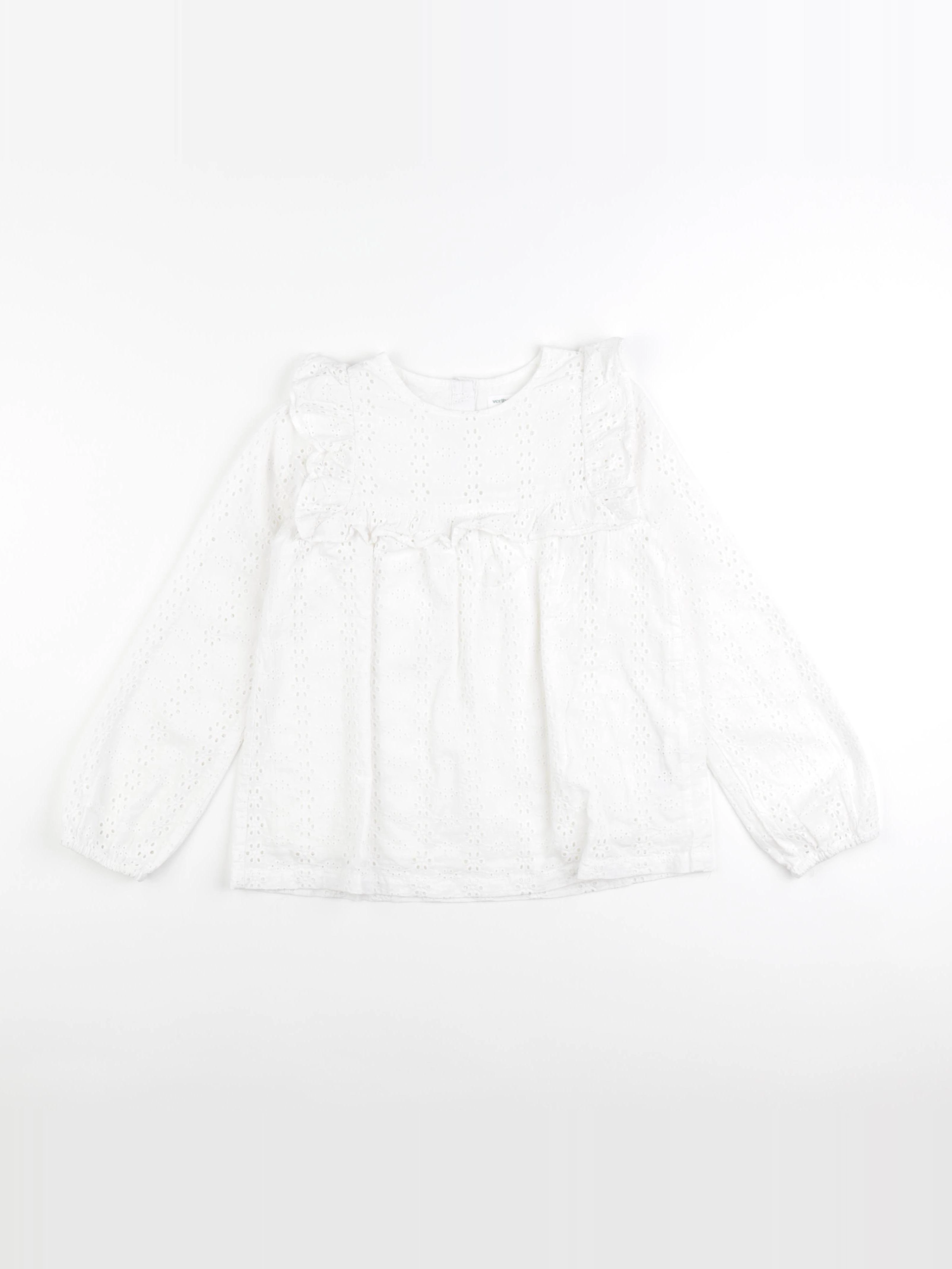 Vertbaudet - blouse blanc - 10 ans