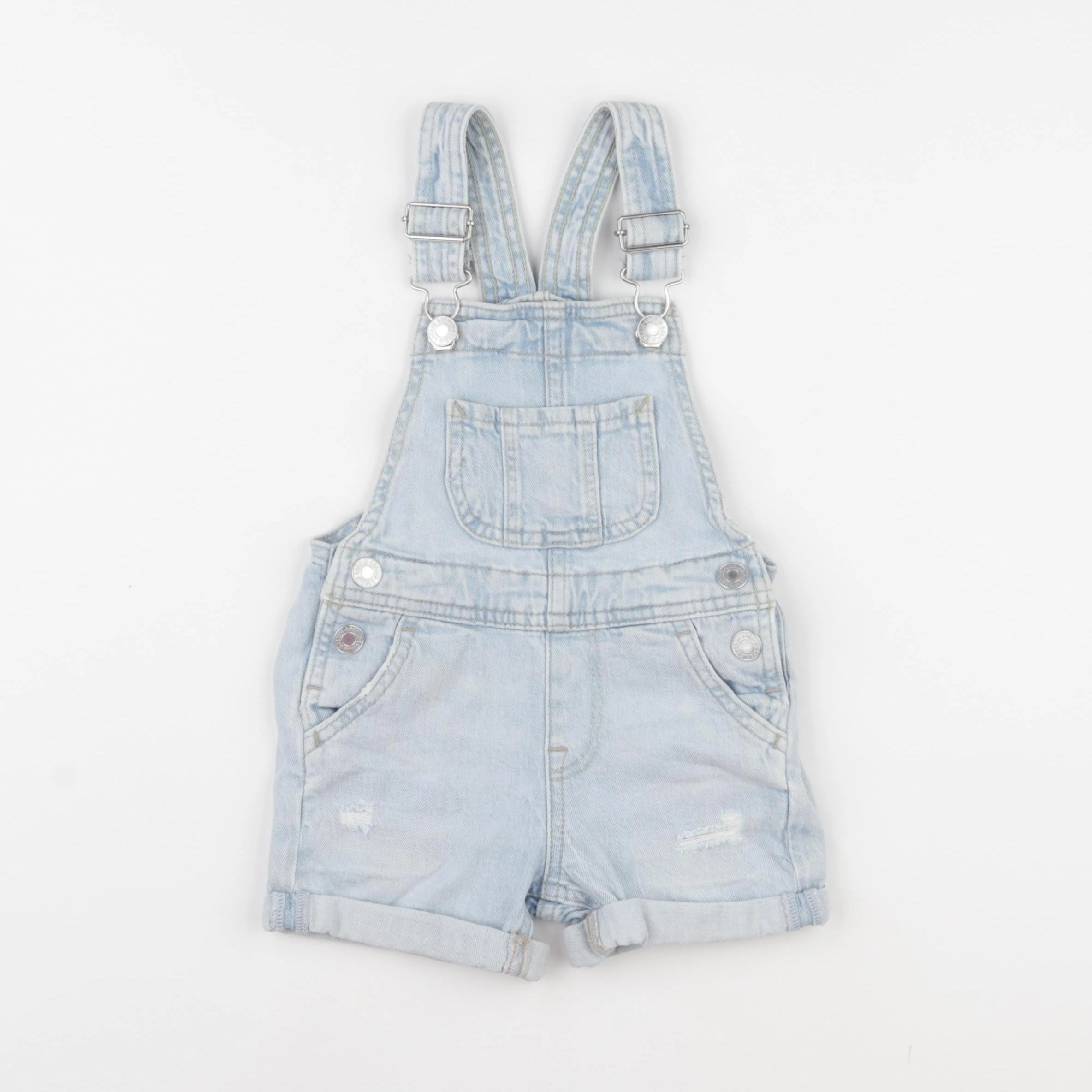 H&M - salopette bleu - 2/3 ans