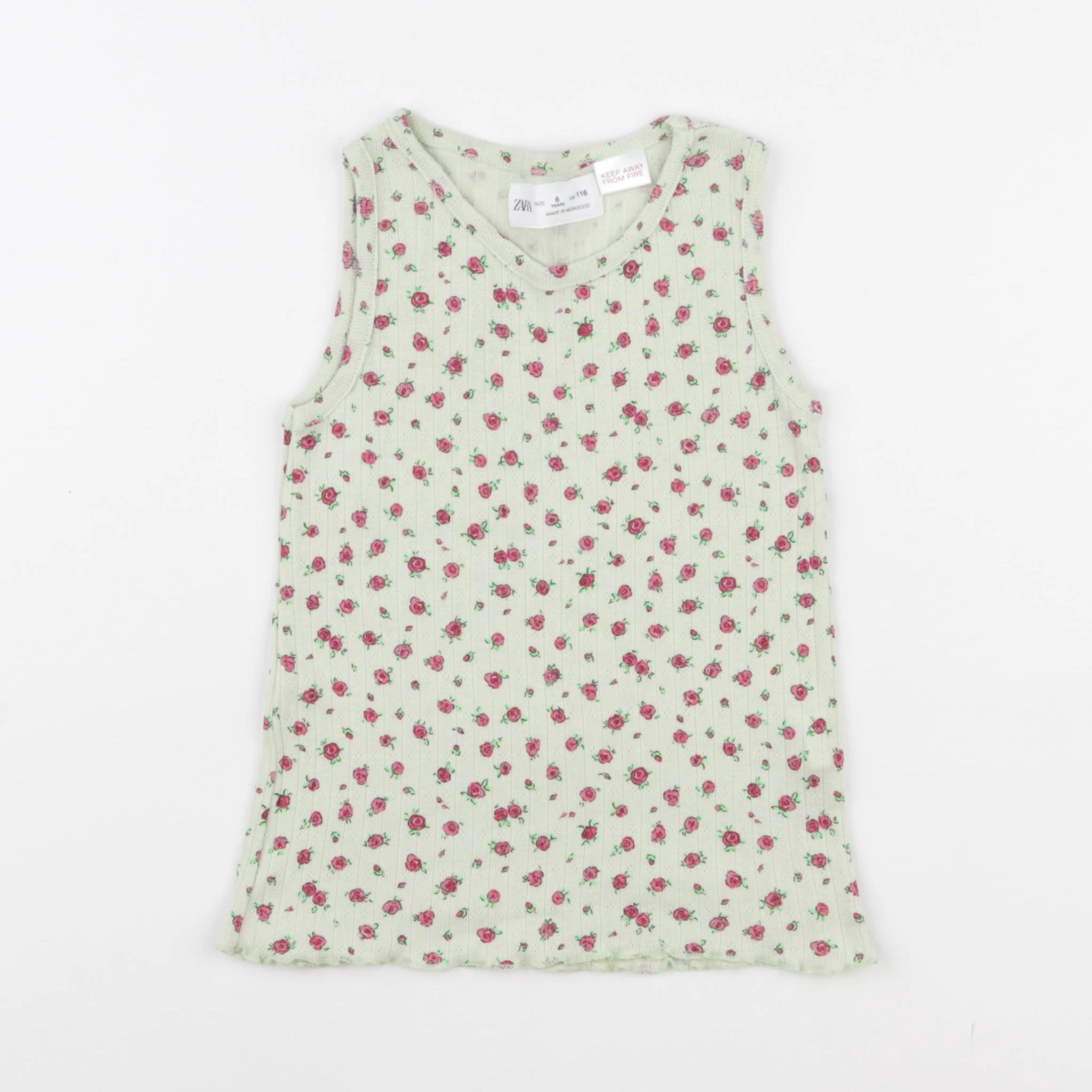 Zara - débardeur jaune - 6 ans