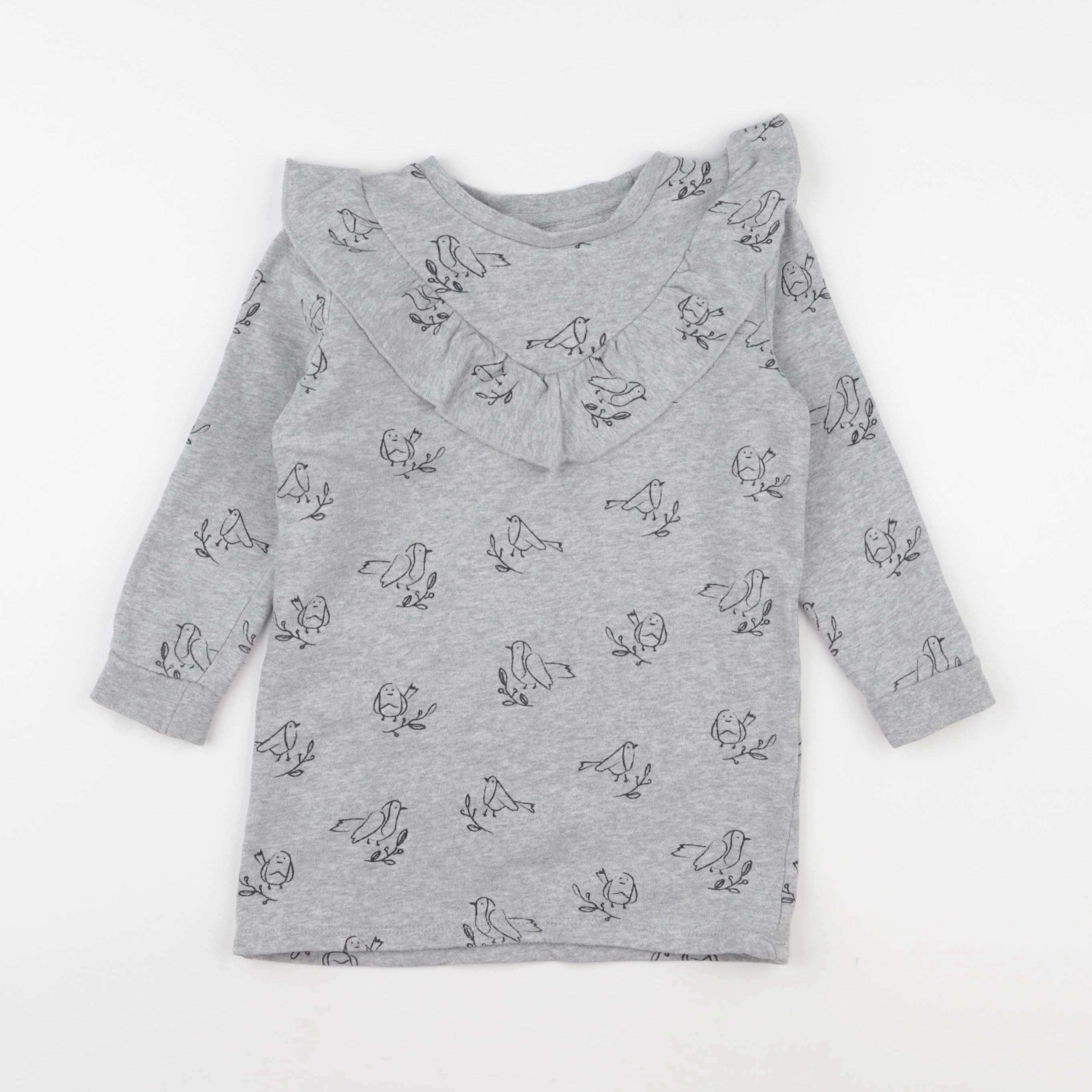 Monoprix - robe gris - 4 ans